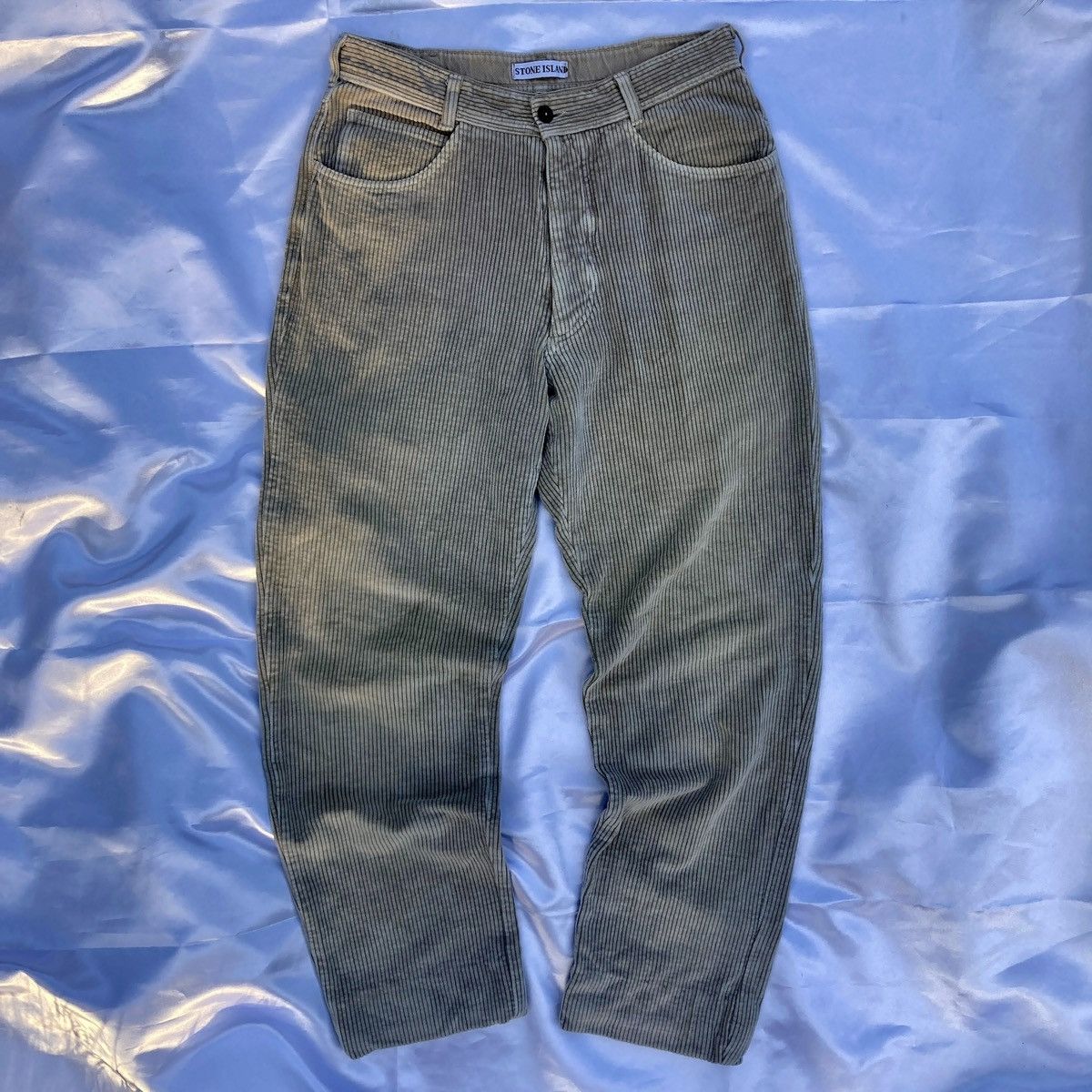 C.P. Company × Stone Island Vintage 90s Stone Island Marina Corduroy Pants Size US 32 / EU 48 - 3 Thumbnail