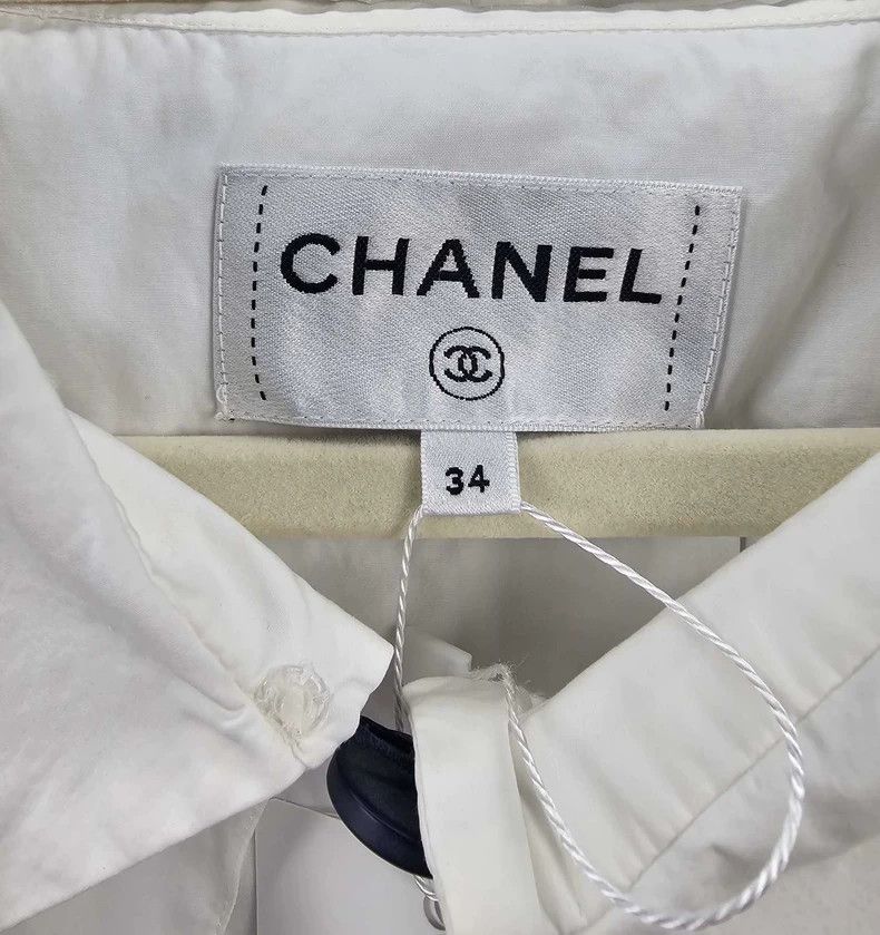 Chanel Chanel Waist-tight shirt Size XXS / US 00 / IT 34 - 8 Thumbnail