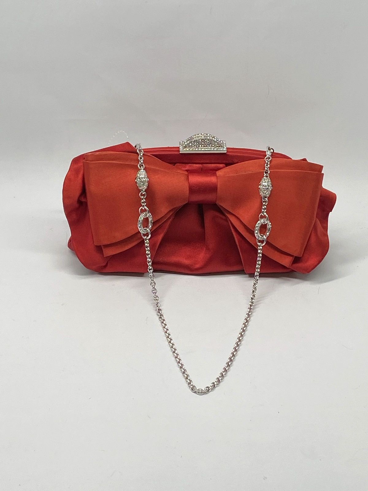 Judith Leiber Judith Leiber Madison Satin Bow Clutch Bag Size ONE SIZE - 4 Thumbnail
