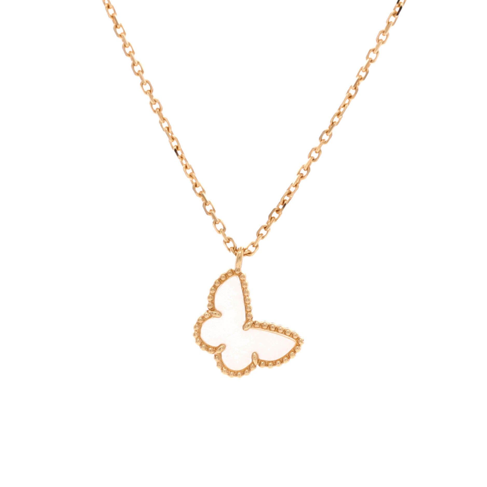 Van Cleef & Arpels Sweet Alhambra Butterfly Pendant Necklace Size ONE SIZE - 1 Thumbnail