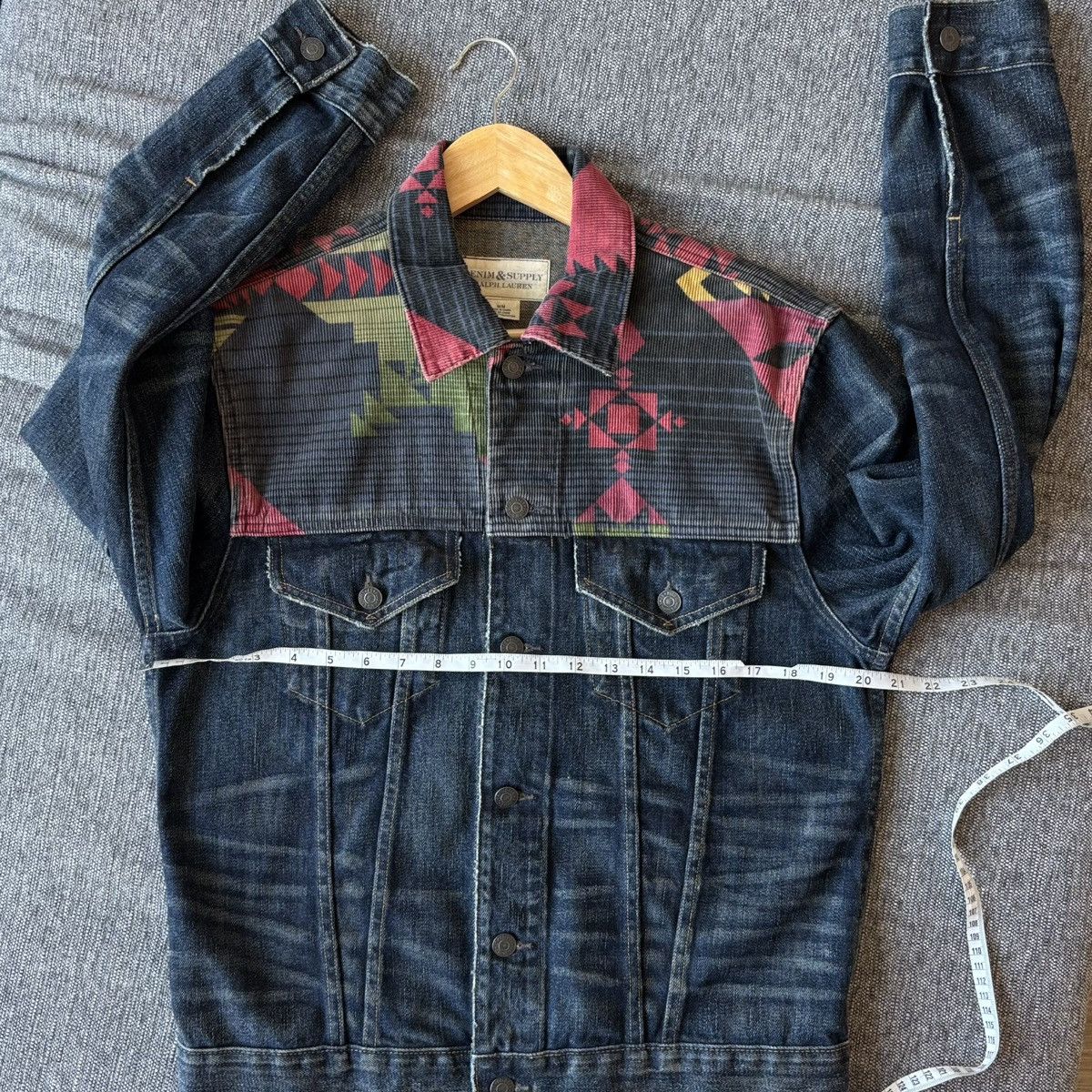 Ralph Lauren Denim & Supply Denim Trucker Jacket Southwestern Aztec Size US M / EU 48-50 / 2 - 13 Thumbnail