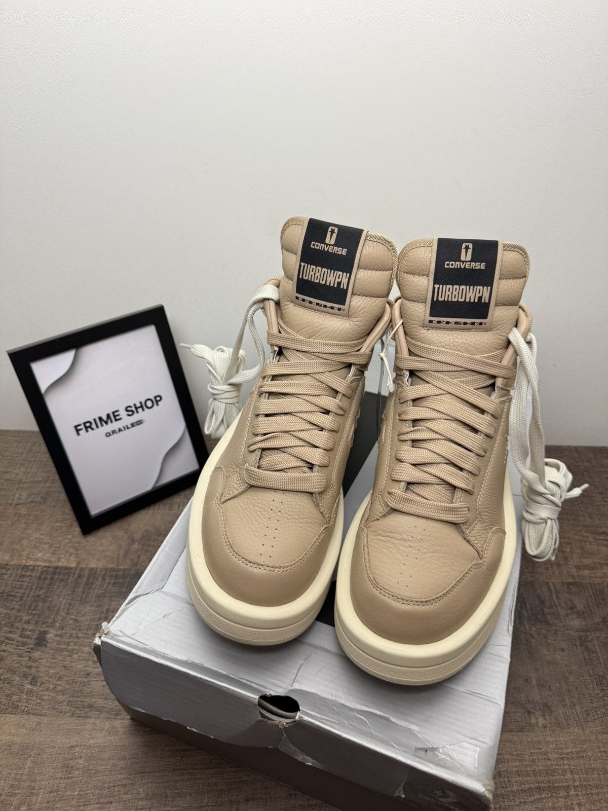 Converse × Rick Owens Drkshdw Rick Owens x Converse Turbowpn Sneakers Size US 8 / EU 41 - 2 Thumbnail