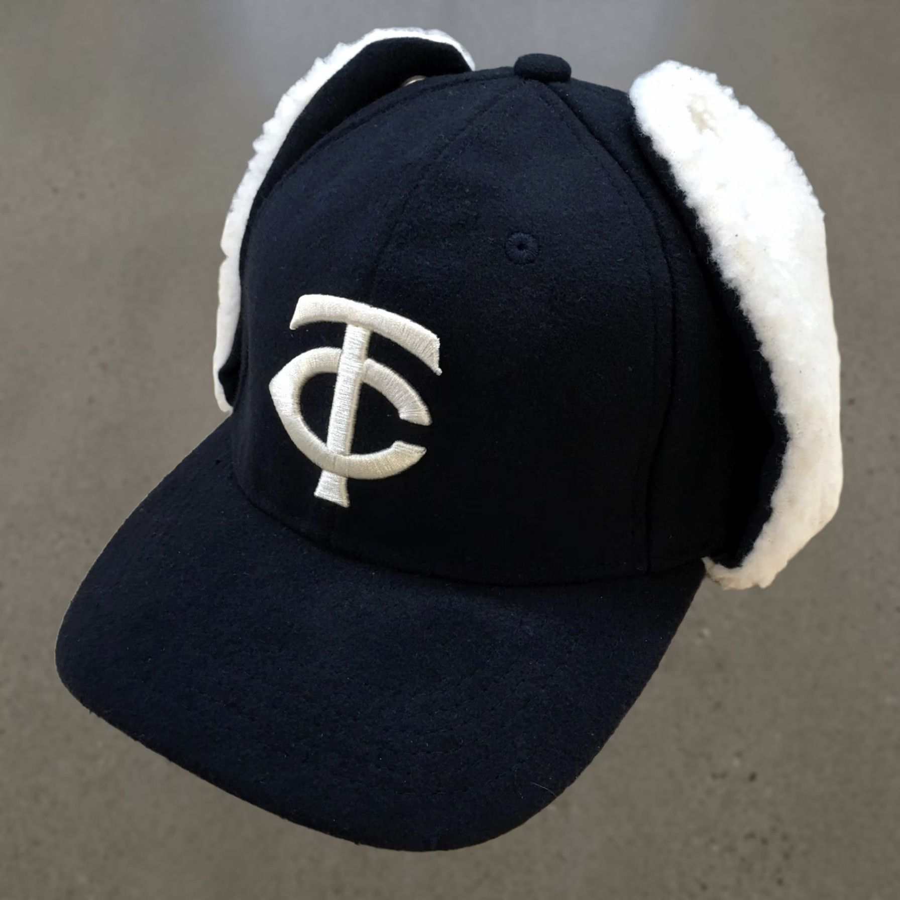 Twins Minnesota Twins Melonwear Trapper Hat Mens Blue White One Size Embroidered Logo Size ONE SIZE - 1 Thumbnail