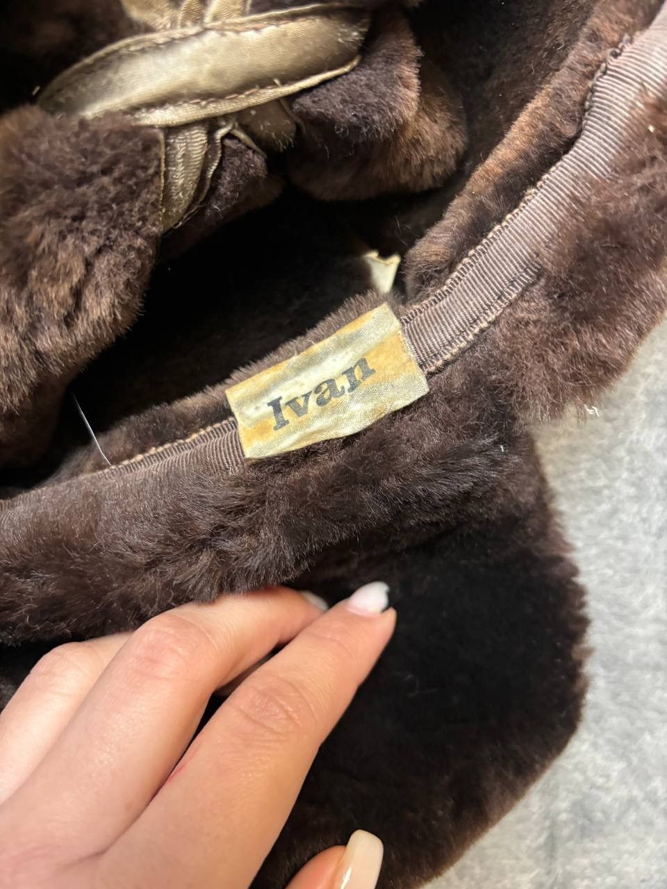 Hysteric Glamour × Vintage Vintage Y2K Japanese brand Ushanka Active sued opium fur Size ONE SIZE - 6 Thumbnail