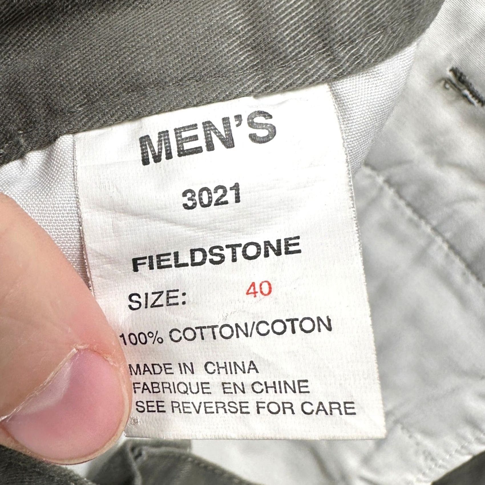 Vintage Woolrich Fieldstone Mens Khaki Shorts 40 Gray Flat Front Pockets Casual NEW Size US 40 / EU 56 - 4 Thumbnail