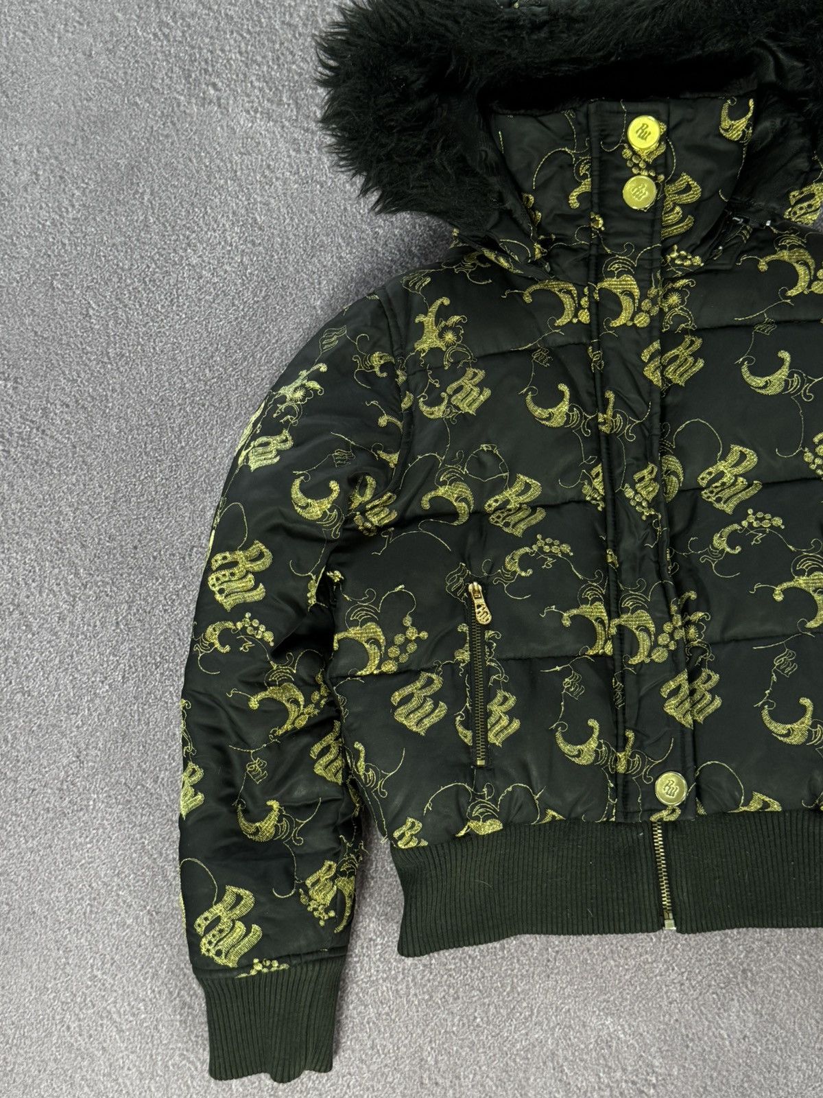 Rocawear Y2K Rocawear Cropped Hooded Puffer Jacket Size M / US 6-8 / IT 42-44 - 4 Thumbnail