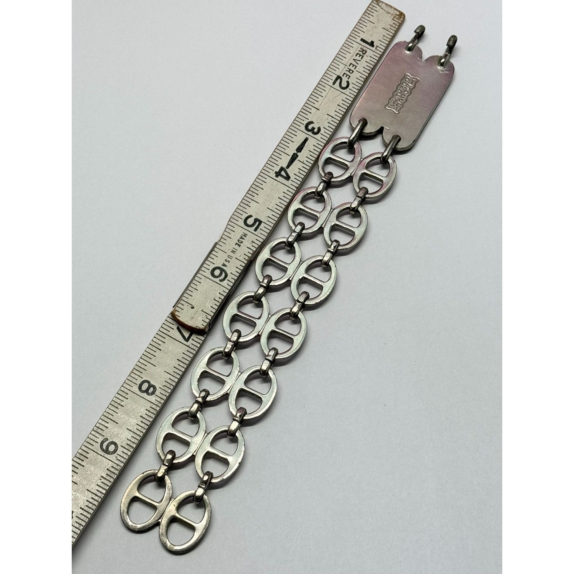 Vintage Filli Turco Napoli silver mens bracelet Size ONE SIZE - 5 Thumbnail