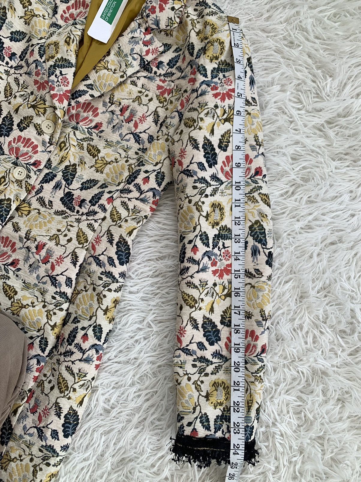 United Colors Of Benetton Cozy Flowers Art United Colors Of Benetton Jacket Size M / US 6-8 / IT 42-44 - 18 Thumbnail