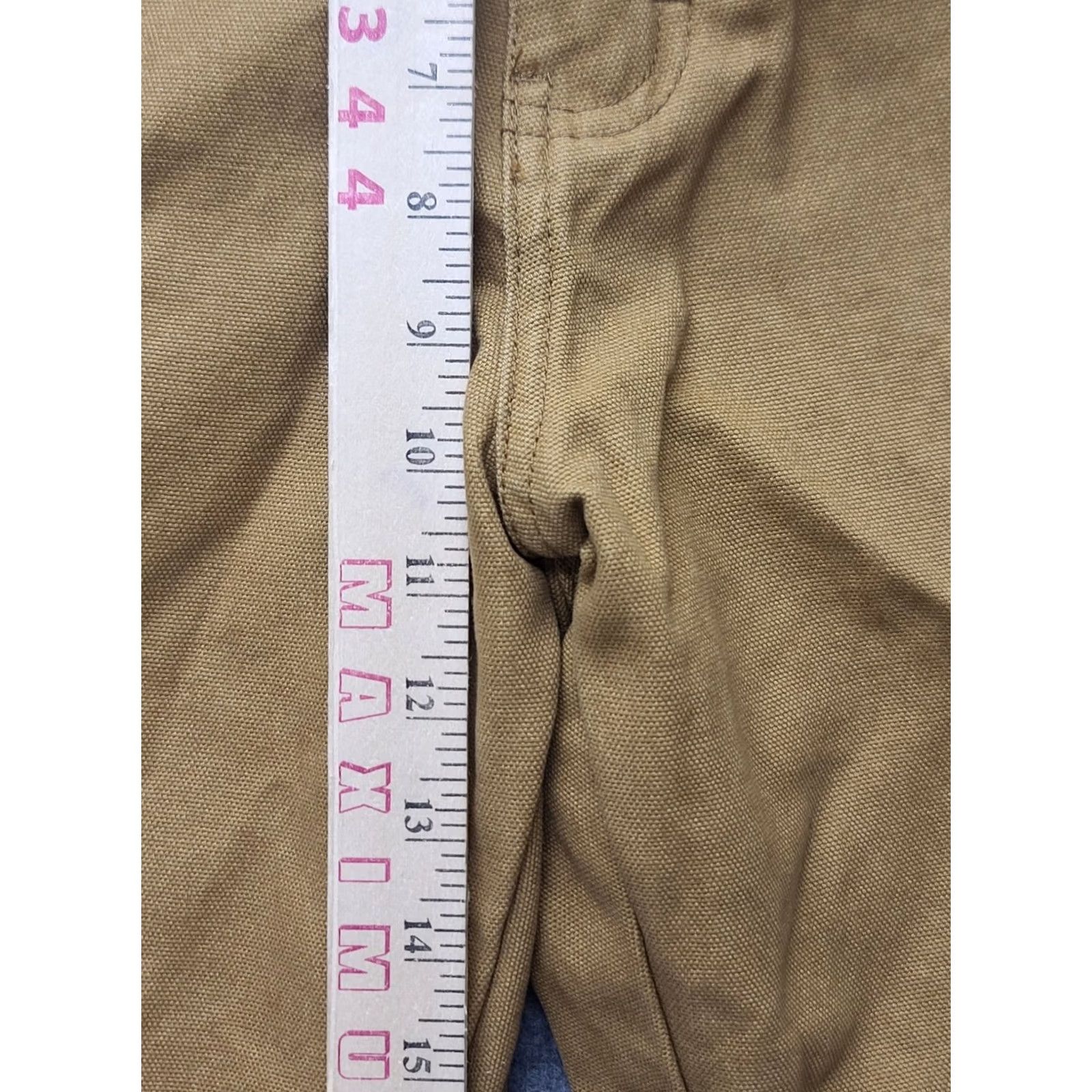 Dickies Dickies Jeans Mens 30x32 Carpenter Relaxed Fit Straight Leg Workwear Denim Brown 5-Pocket Regular Size Mens Size US 30 / EU 46 - 5 Thumbnail