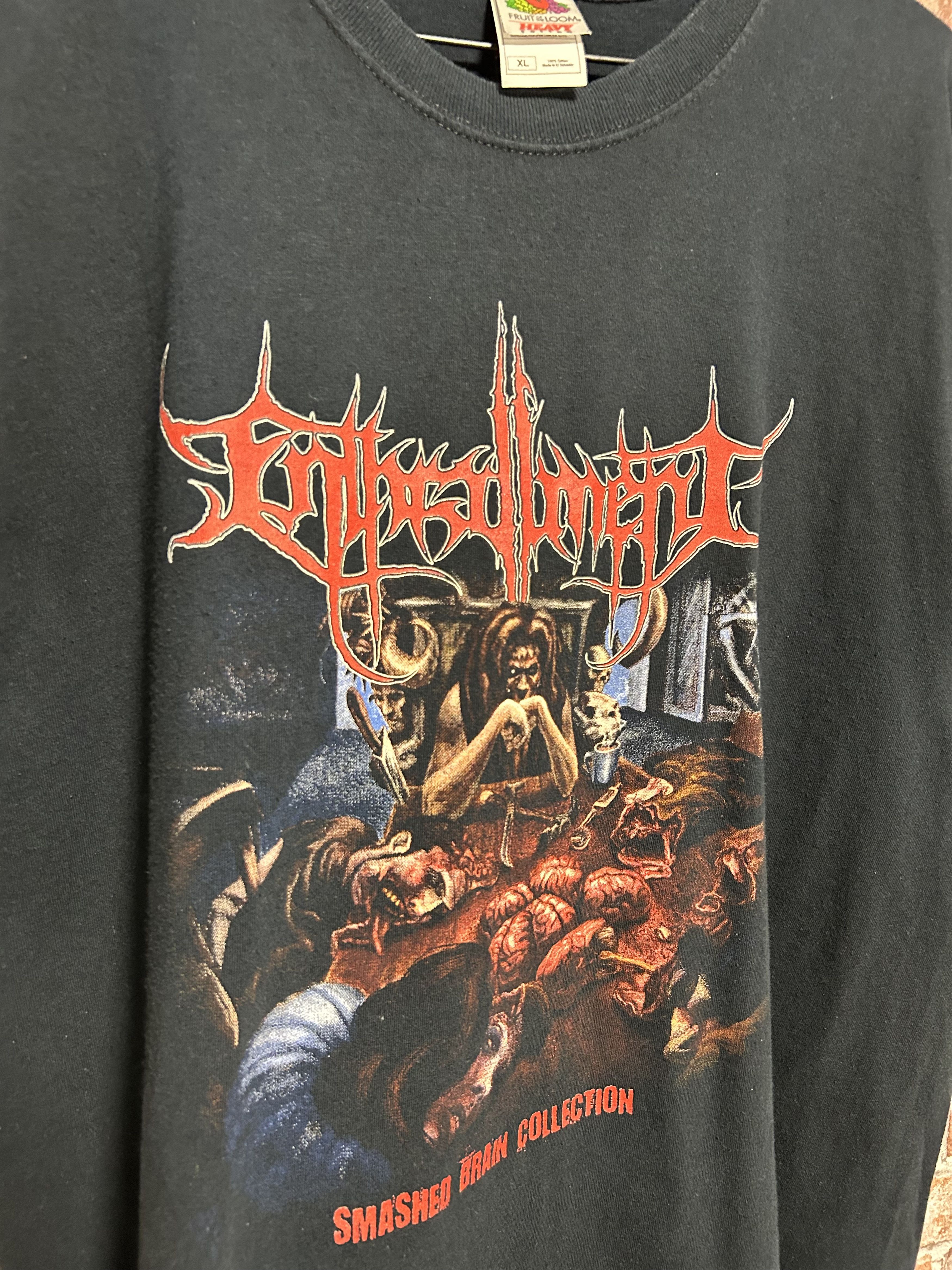 Band Tees Enthrallment Vintage 2000s Brute Death Metal Band T-shirt Size US XL / EU 56 / 4 - 3 Thumbnail