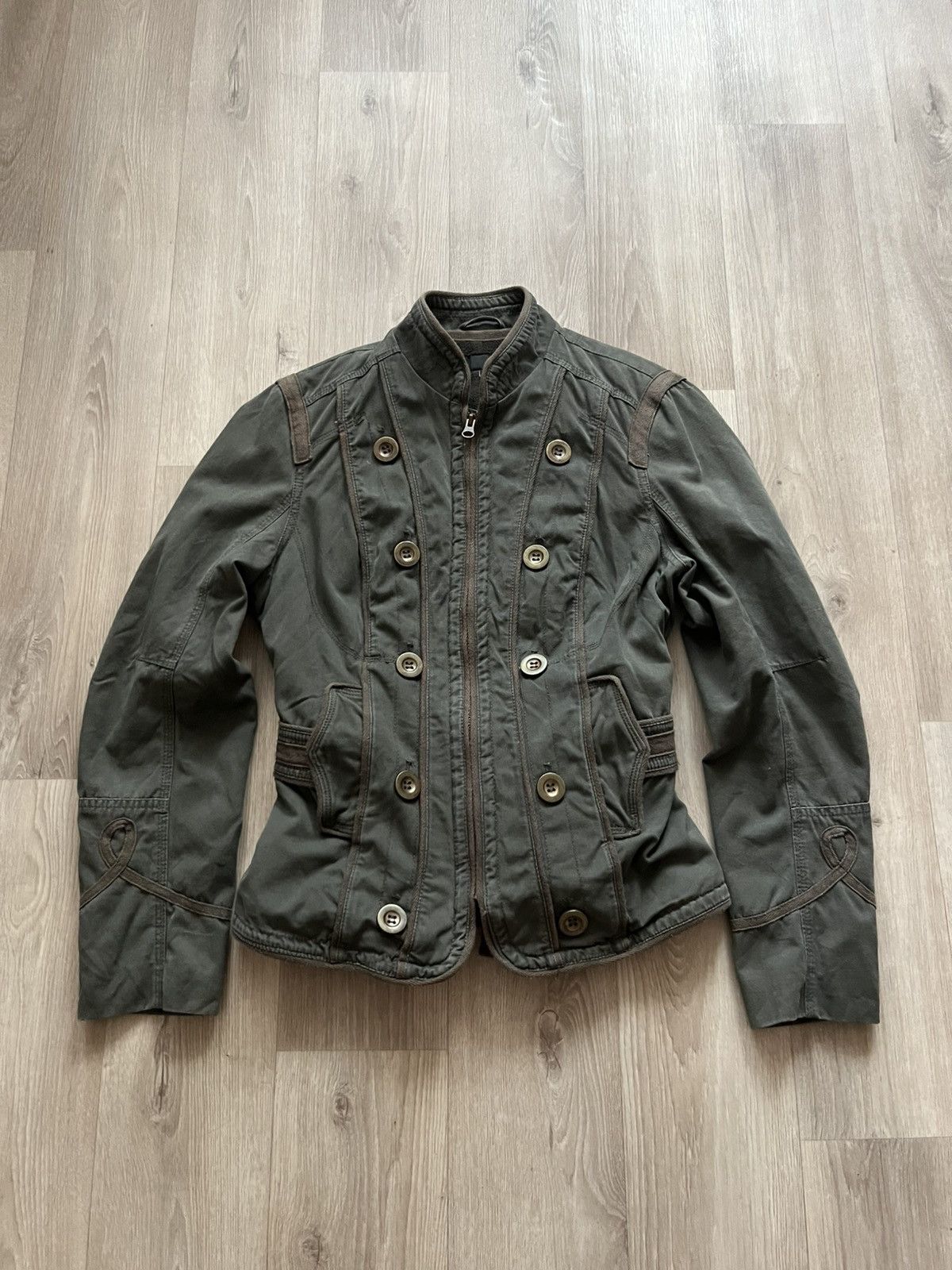 Japanese Brand 00s Napoleon Jacket If Six Was Nine PPFM Balmain Vibe Japan Size M / US 6-8 / IT 42-44 - 3 Thumbnail
