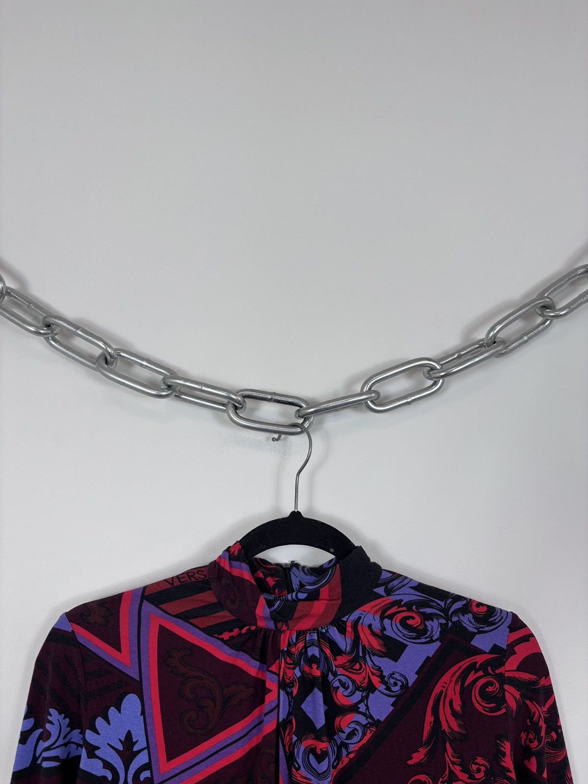 Versace Jeans Couture Versace Jeans Couture NWT Women’s Baroque Print Top Blouse Size S / US 4 / IT 40 - 3 Thumbnail