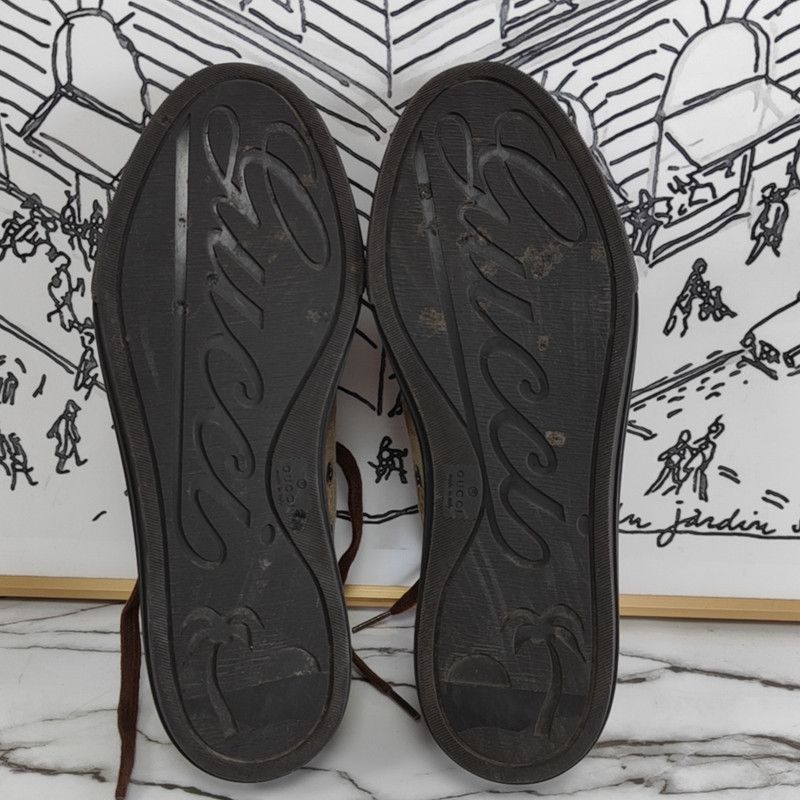 Gucci Gucci Brown Casual Sneakers for Everyday Wear Size US 6.5 / EU 39-40 - 4 Thumbnail