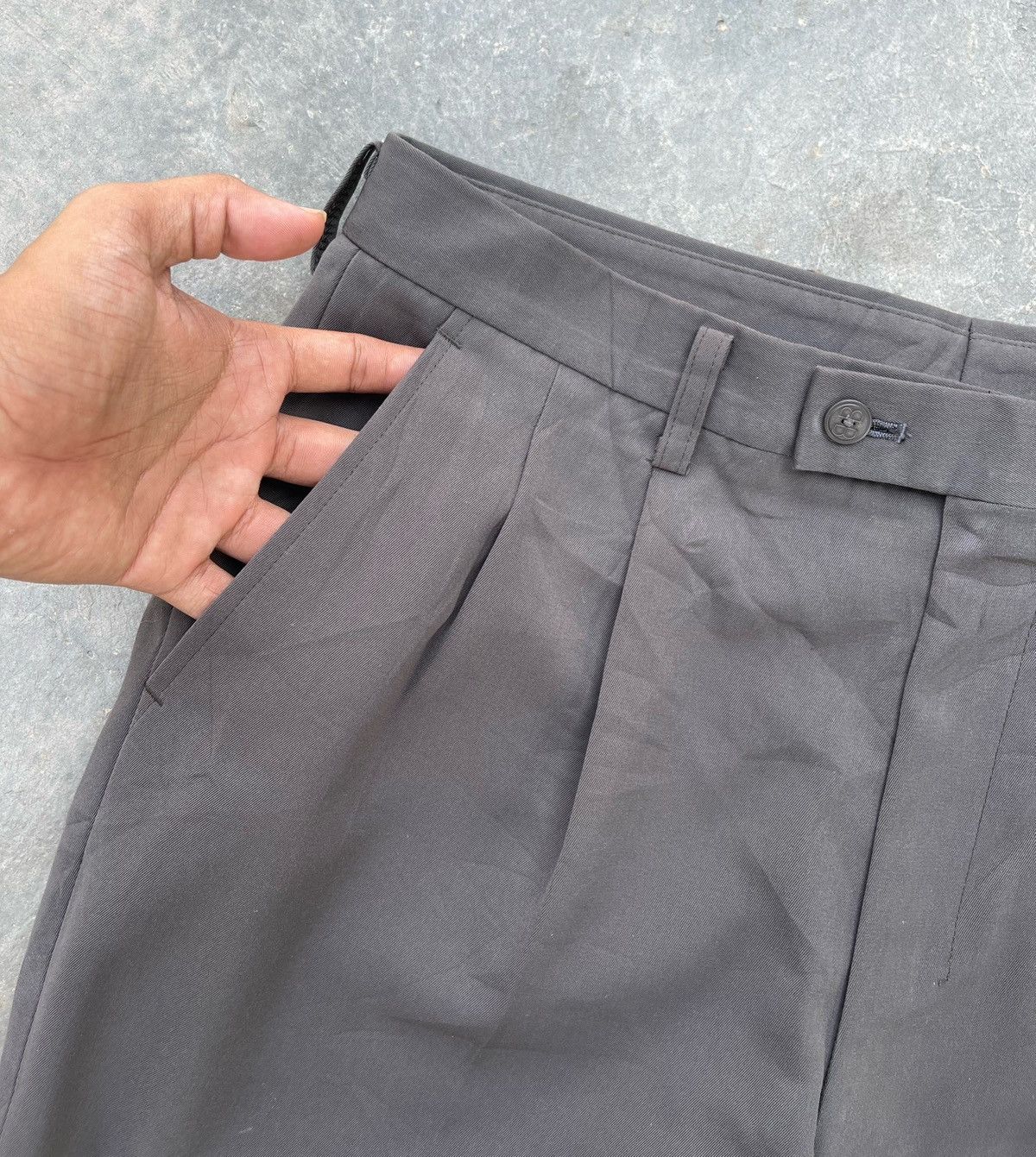 Balenciaga × Vintage 🔥Vintage Balenciaga 'BB' Logo Business Pants Size US 34 / EU 50 - 6 Thumbnail