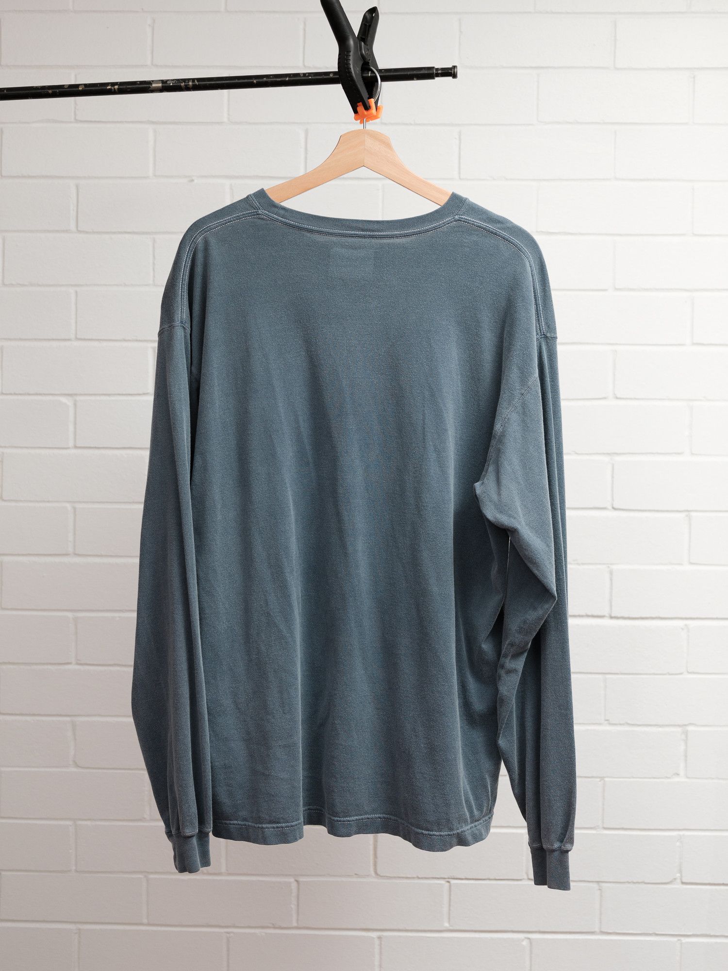 Wtaps WTAPS Home Base Garment Dye Long Sleeve Tee Size US L / EU 52-54 / 3 - 3 Thumbnail