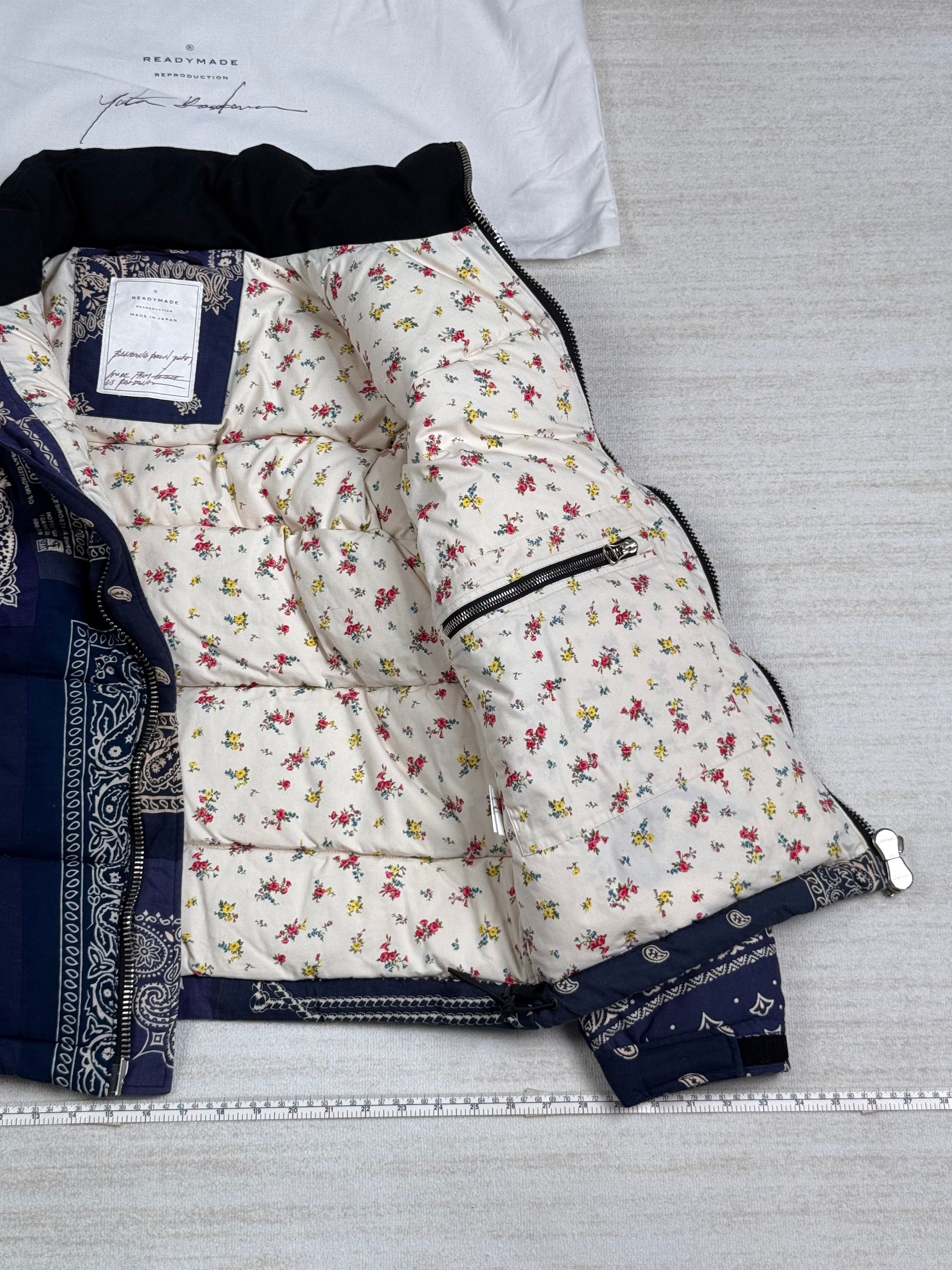 READYMADE UNWORN* READYMADE Blue Bandana Down Jacket Size 1 Size US S / EU 44-46 / 1 - 10 Thumbnail
