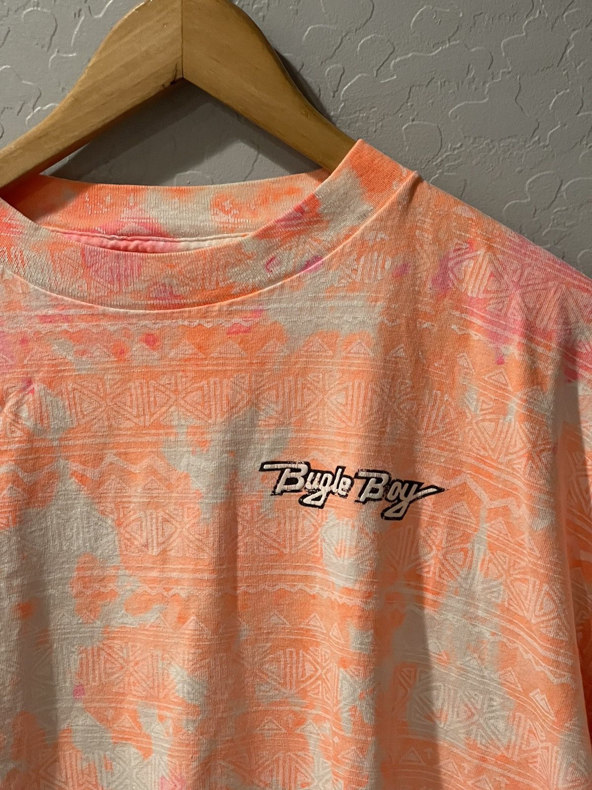 Bugle Boy Rare Vintage Bugle Boy Abstract Shock AOP SS Shirt XL Size US XL / EU 56 / 4 - 2 Thumbnail