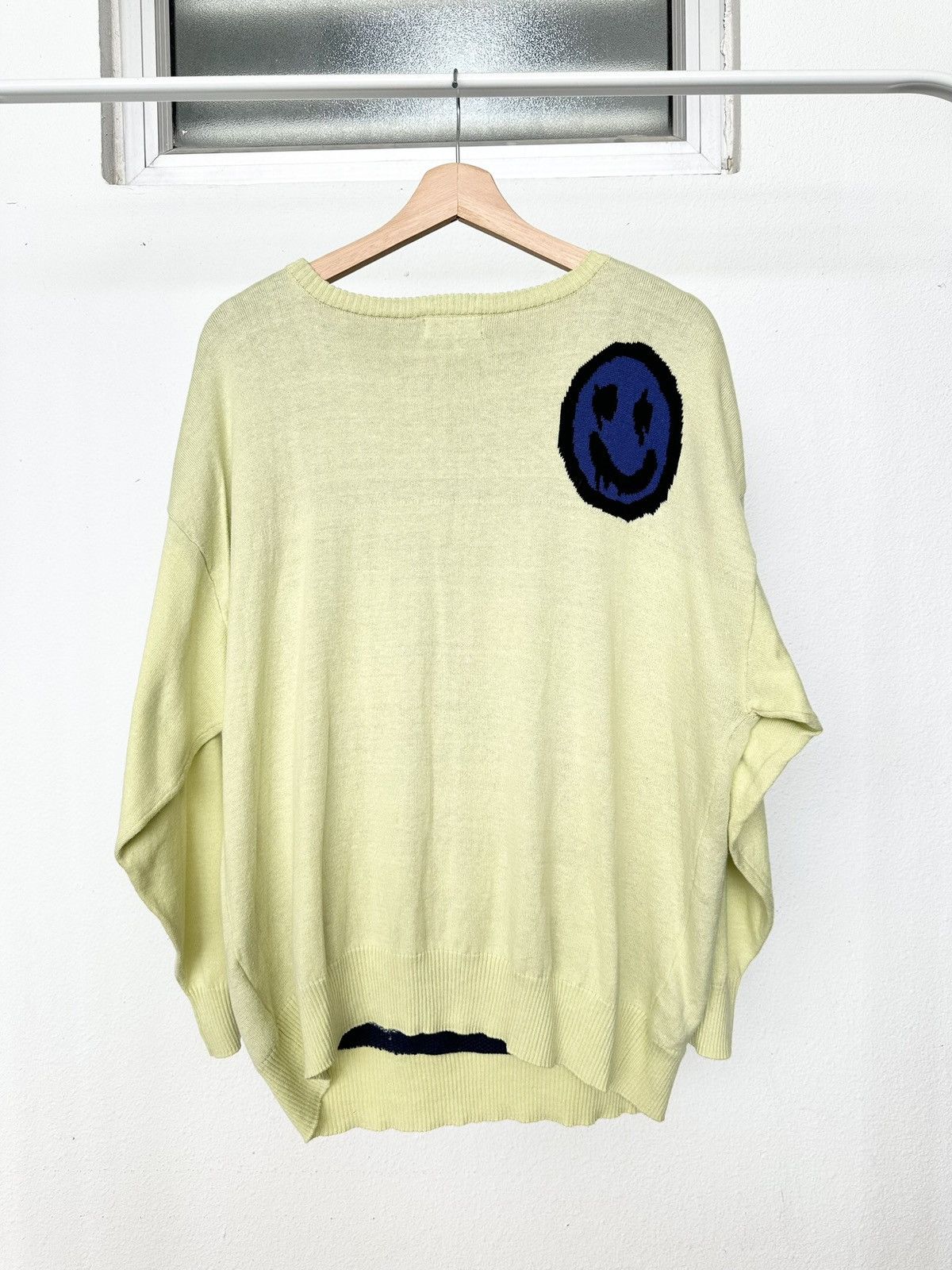 Hysteric Glamour 00's World Wide Love scary smiley knitted sweater Size US L / EU 52-54 / 3 - 8 Thumbnail