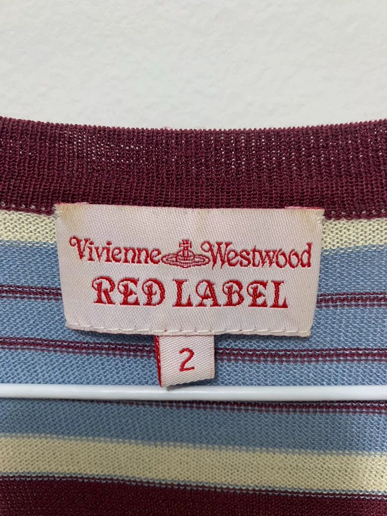 Vivienne Westwood Vivienne Westwood Blue striped knit cardigan Size M / US 6-8 / IT 42-44 - 6 Thumbnail