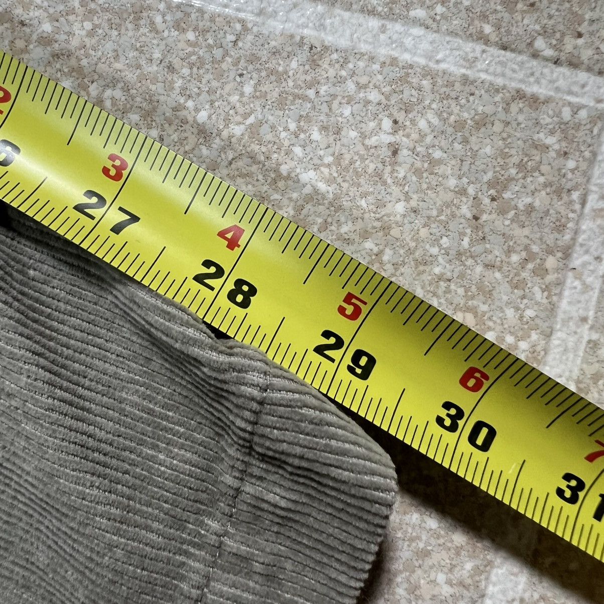 Faded Glory Vintage Baggy Corduroy Cargo Pants Grey GrungeY2k Skater Size US 34 / EU 50 - 7 Thumbnail