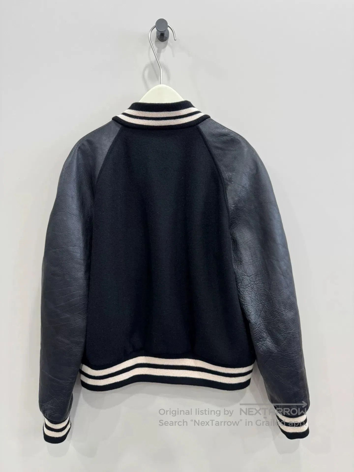 Gucci gucci wool leather bomber jacket size 50. Size US M / EU 48-50 / 2 - 2 Thumbnail