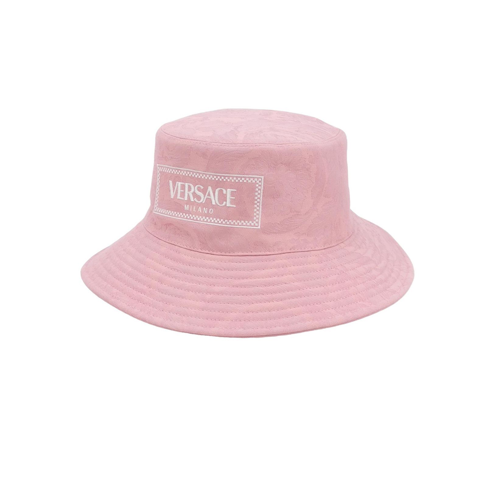 Versace Versace Logo Bucket Hat Pink Size 60 Size ONE SIZE - 1 Thumbnail