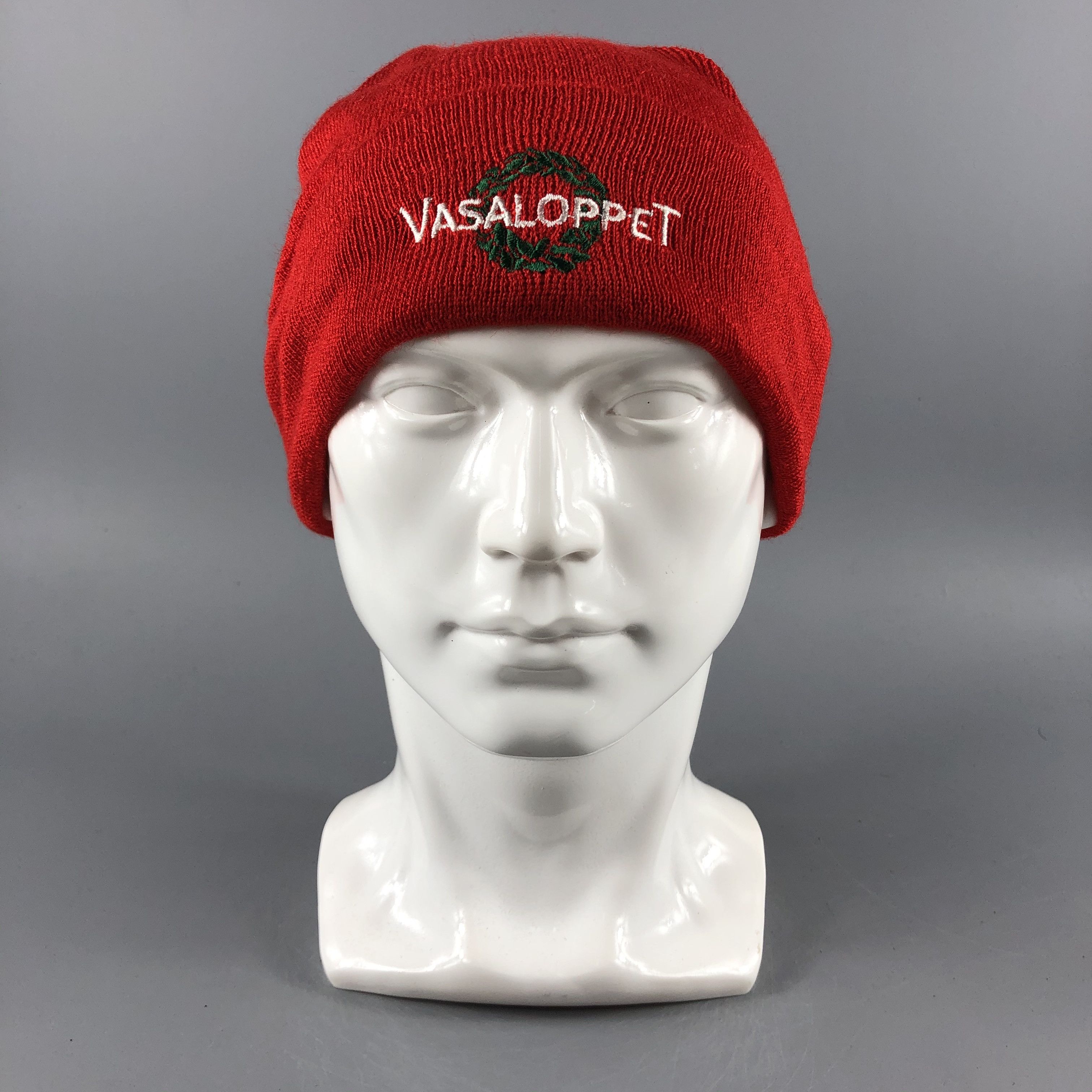 image of Vintage Vasaloppet Hats Knit Beanie Snow Hat Snow Cap B618, Men's
