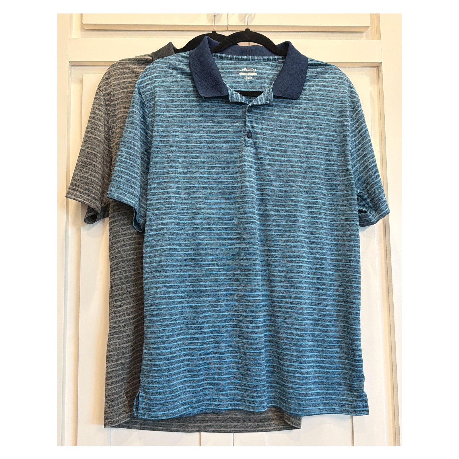 Other bcg golf 2 polo's, one blue, one gray LG Size US L / EU 52-54 / 3 - 1 Thumbnail