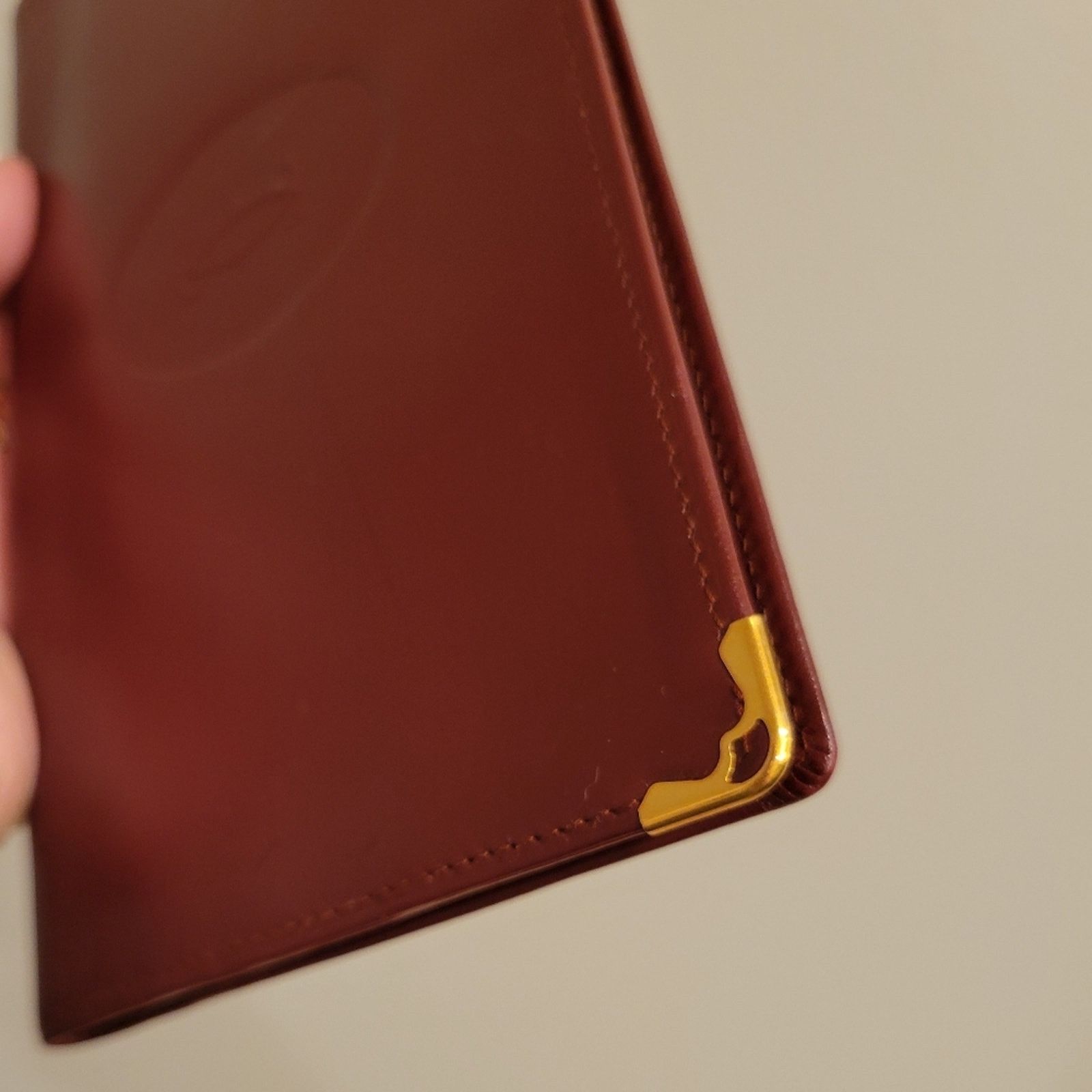 Cartier CARTIER Cartier Must De Cartier Leather Wallet Passport Size ONE SIZE - 4 Thumbnail
