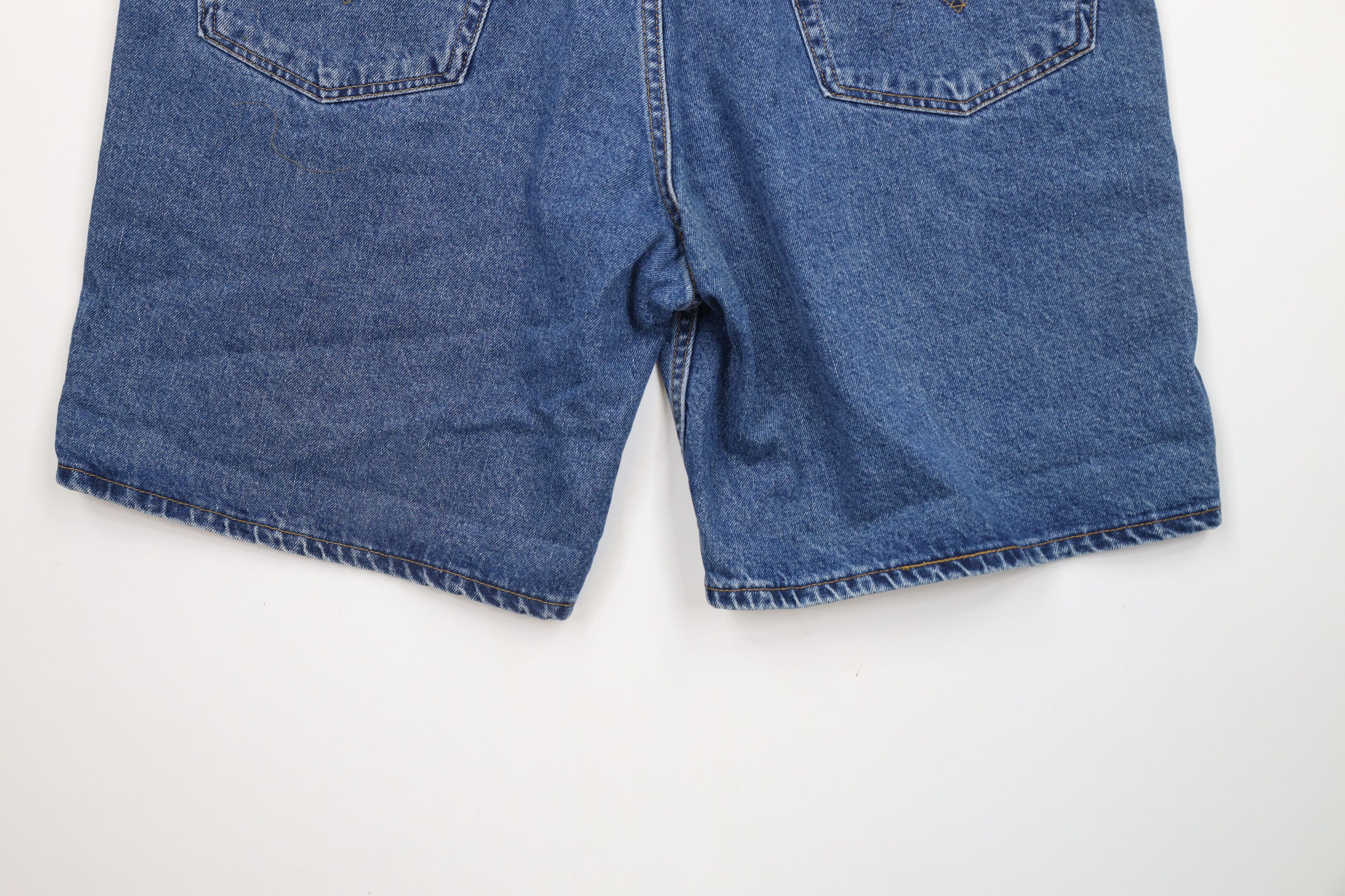 Levi's × Vintage Vintage 90s Levis 550 Fit Denim Jean Shorts Jorts USA Size US 38 / EU 54 - 10 Thumbnail