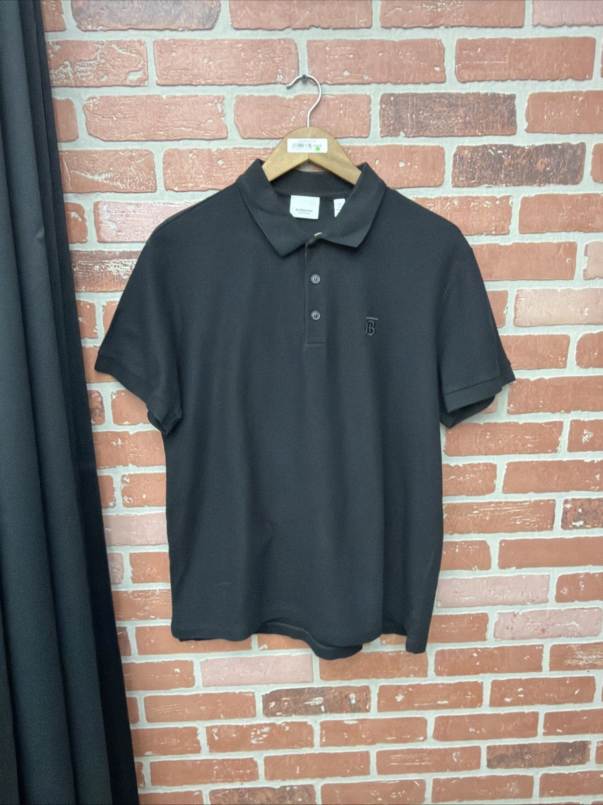 Burberry Burberry London England Men's Polo Shirt Sleeve Black Size US XL / EU 56 / 4 - 6 Thumbnail