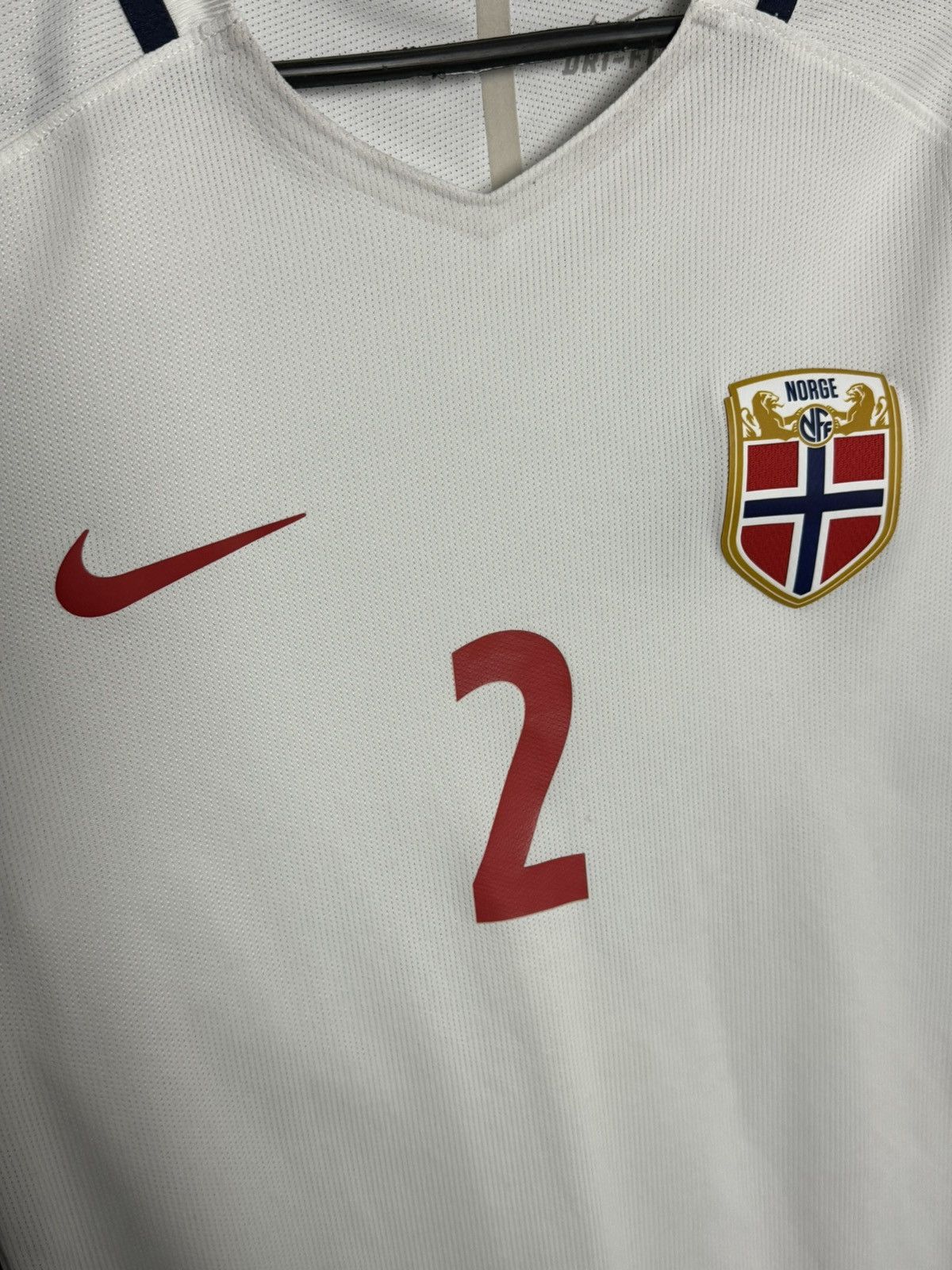 Nike Norway National Team 16/18 Away Football Player Issue Jersey Size M / US 6-8 / IT 42-44 - 3 Thumbnail