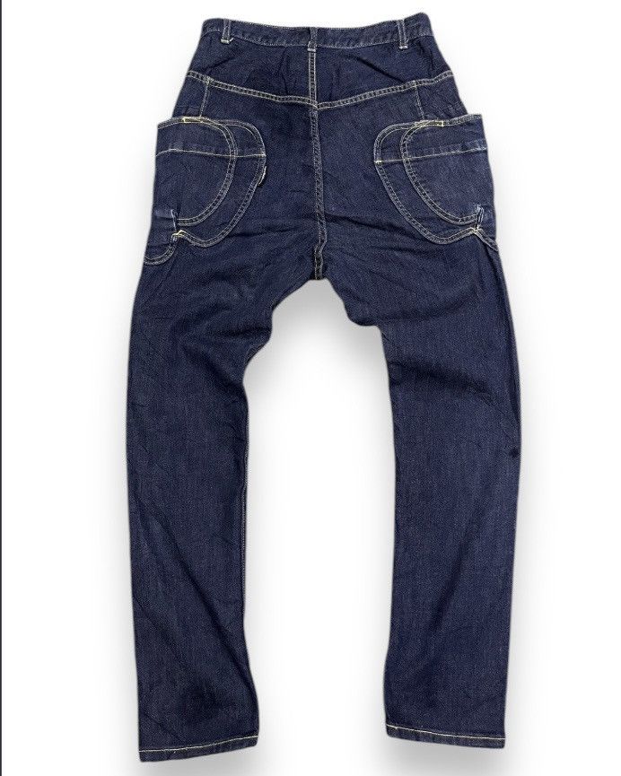 Indigo × Issey Miyake × mercibeaucoup Issey Miyake Mercibeaucoup 3D Pockets Indigo Ink Japan Size US 30 / EU 46 - 2 Thumbnail