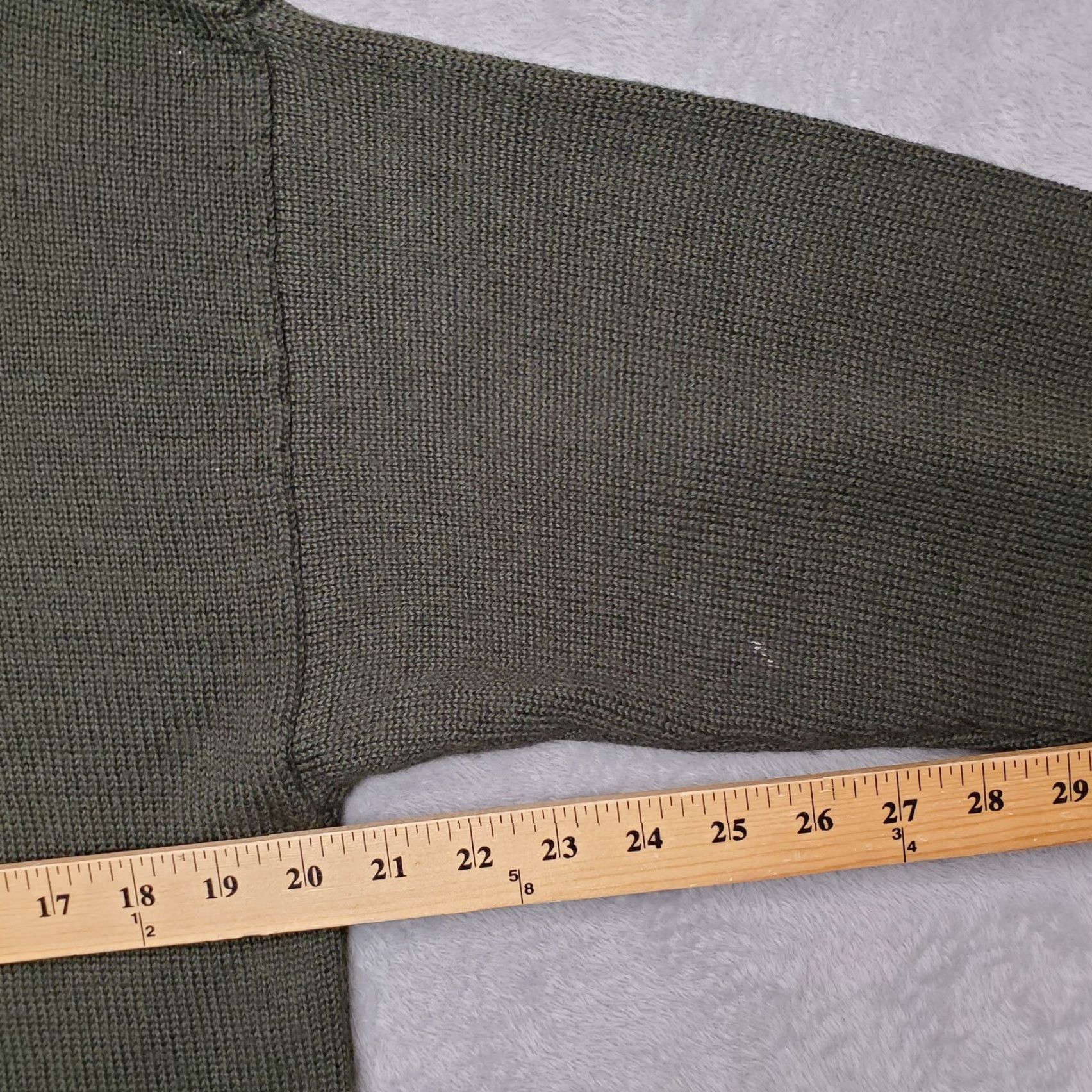 Vintage Vintage Koret Sweater Womens Large Green Wool Blend Flowers Embroidered Cardigan Size L / US 10 / IT 46 - 7 Thumbnail