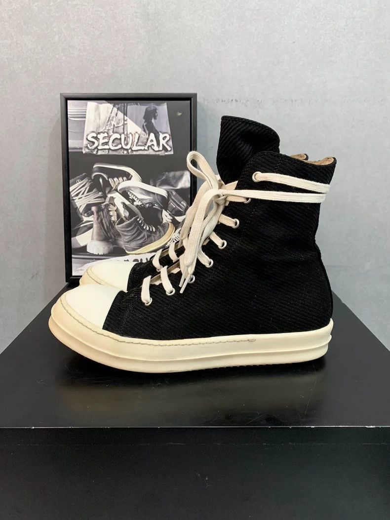 Rick Owens Rick Owens High-Top Canvas Sneakers-2507 Size US 10 / EU 43 - 4 Thumbnail