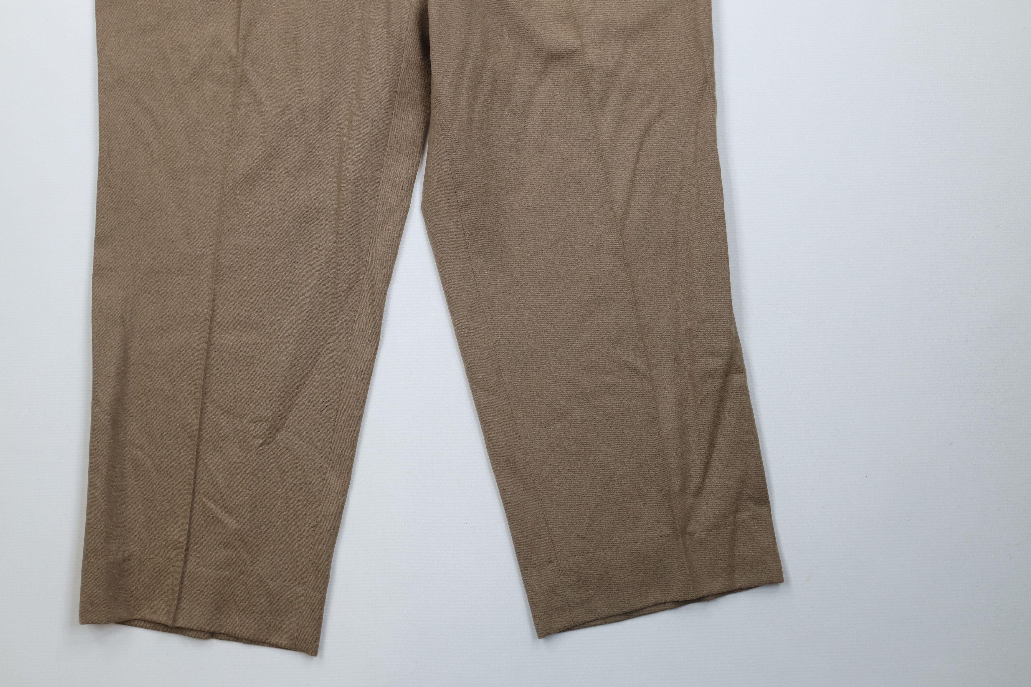 Vintage Vintage 70s 80s Streetwear Knit Wide Leg Chino Pants USA Size US 36 / EU 52 - 4 Thumbnail