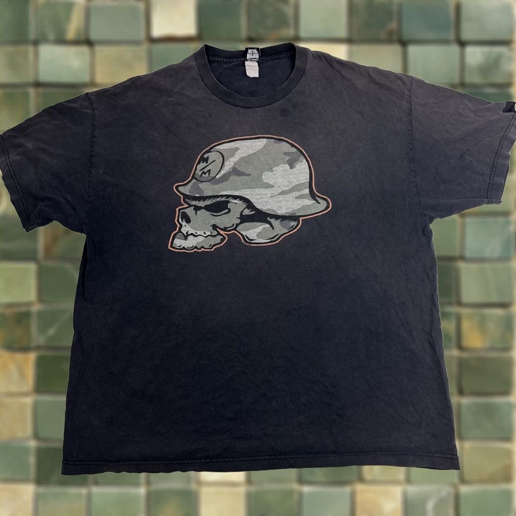 Metal Mulisha Metal Mulisha T Shirt Men’s 2XL Black Skull Helmet Graphic Shirt Mens 2XL Black Skull Helmet Graphic Metal Mulisha T Shirt Size US XXL / EU 58 / 5 - 1 Thumbnail