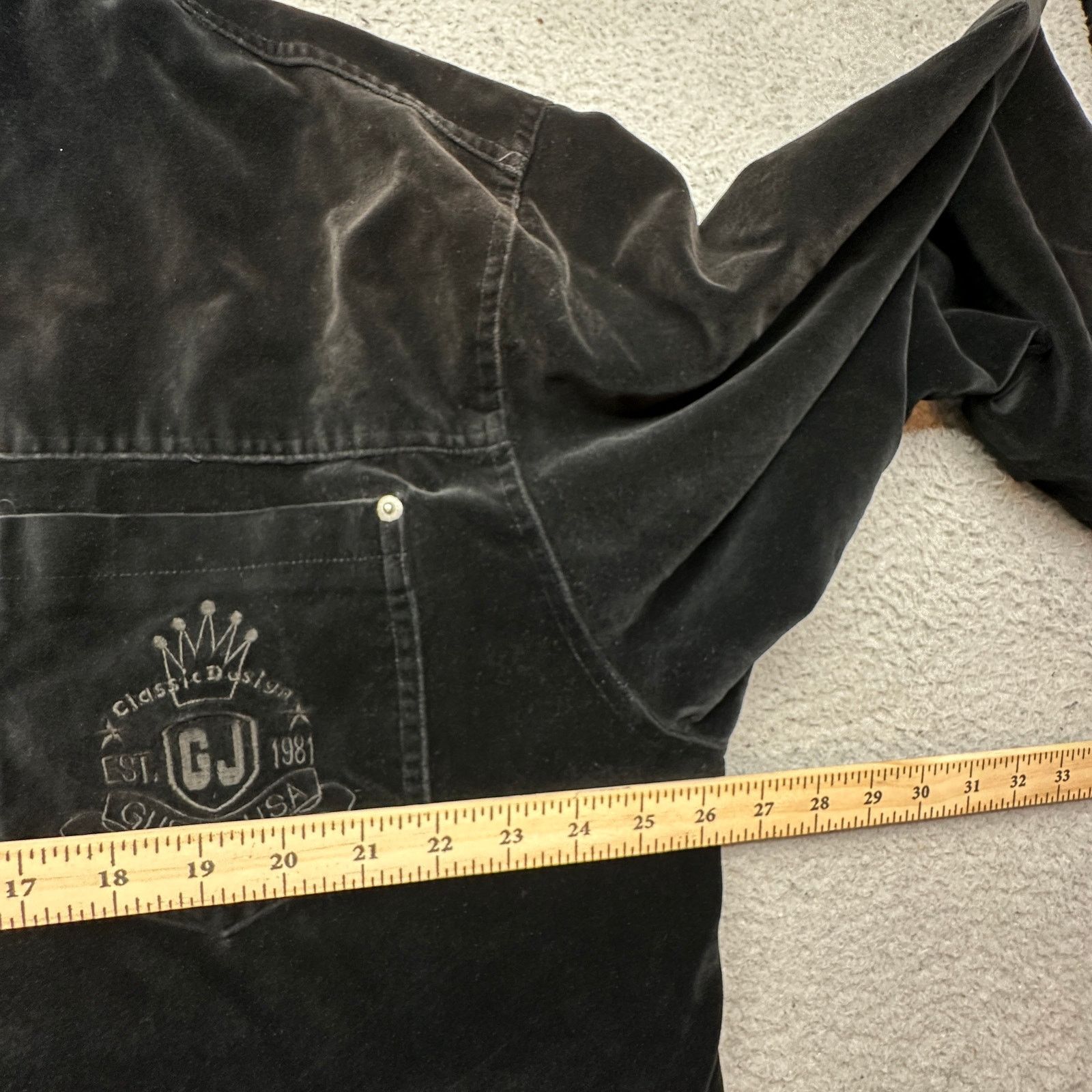 Guess VTG 90s Guess USA Velour Full Zip Jacket Men XL Velvet Size US XL / EU 56 / 4 - 5 Thumbnail