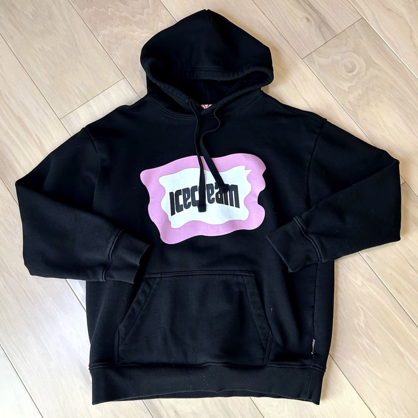 Vintage VINTAGE Icecream Flag Hoodie Black Men’s M Size US M / EU 48-50 / 2 - 2 Thumbnail