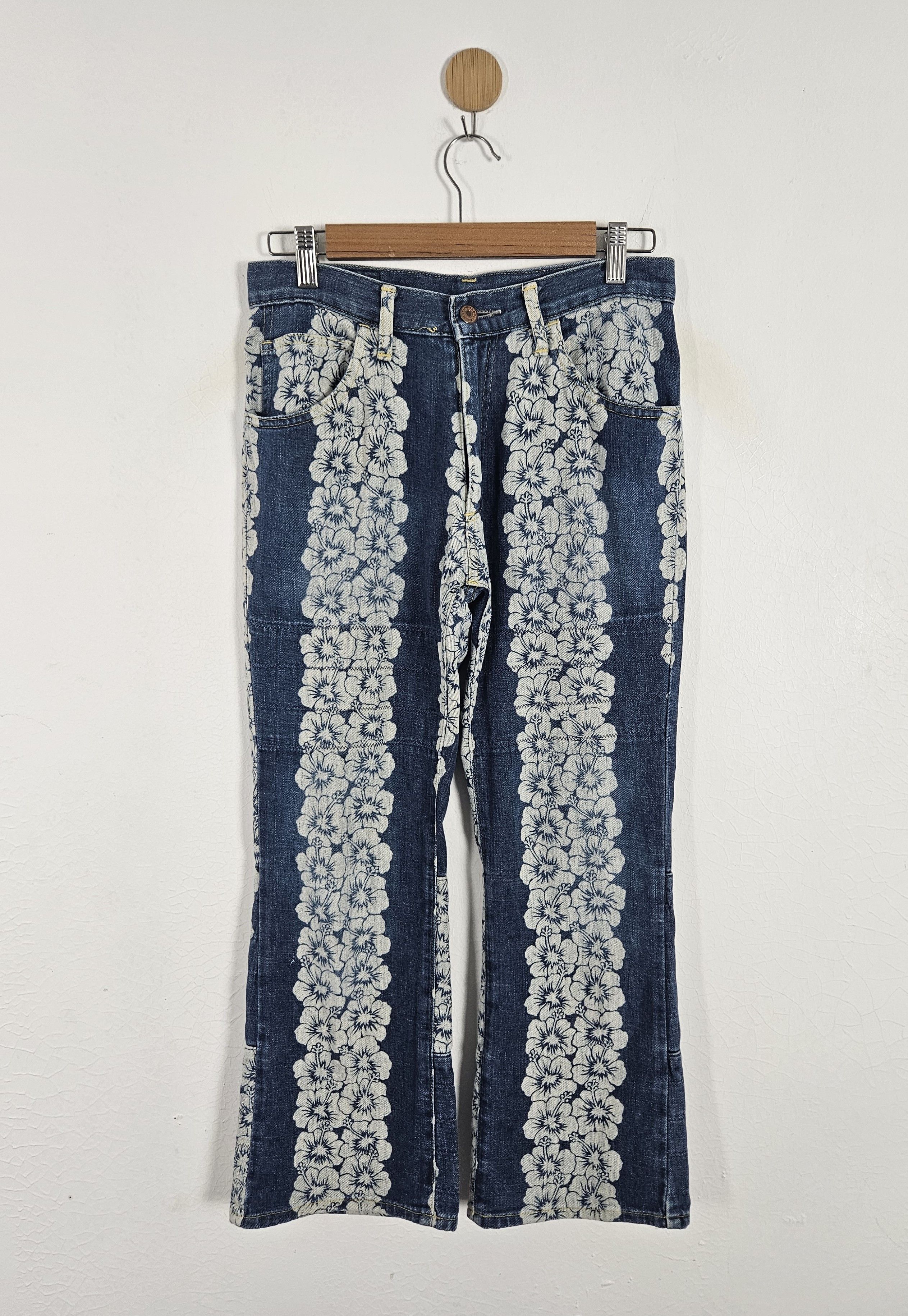Hysteric Glamour Hysteric Glamour Flower Jeans Size US 35 - 1 Thumbnail