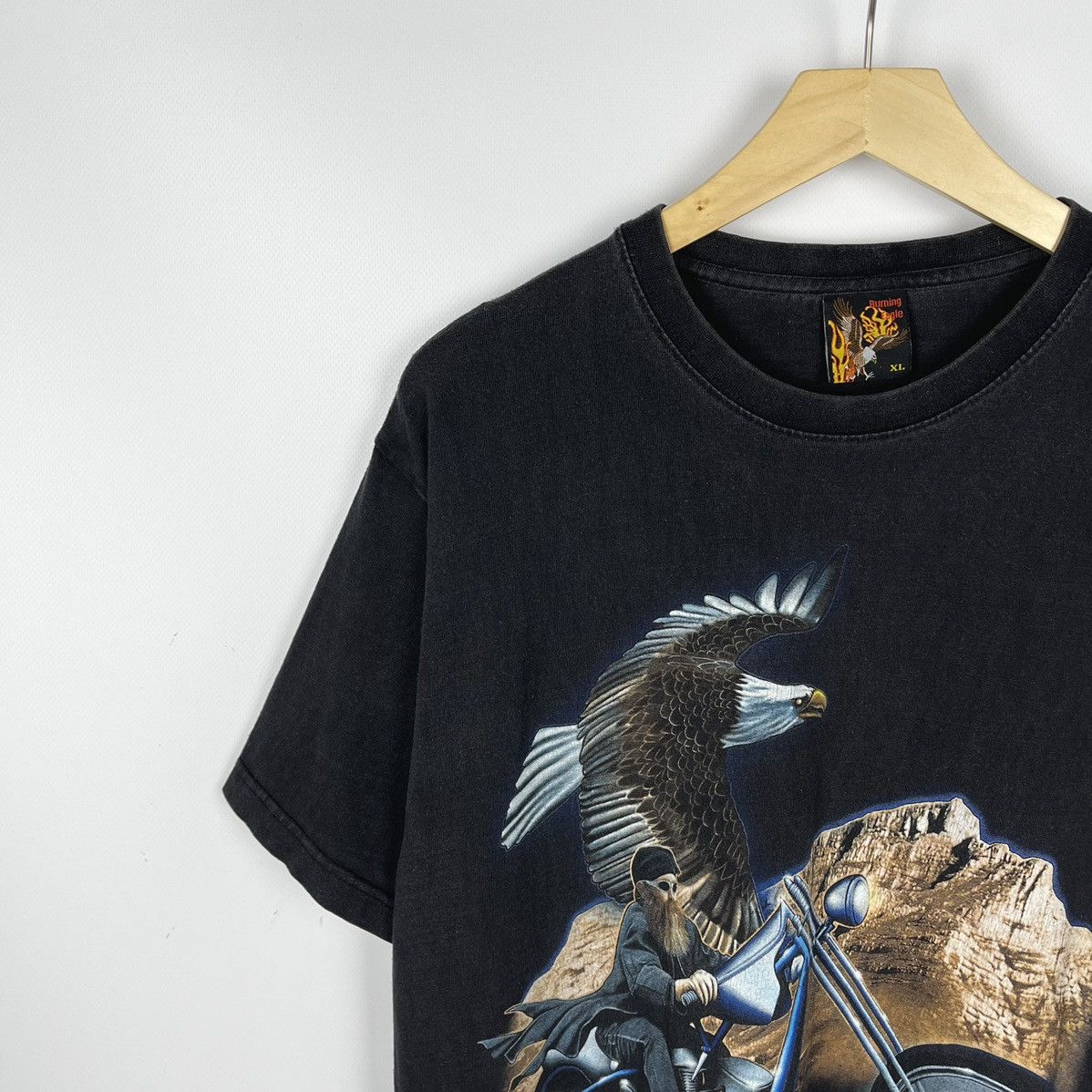 Harley Davidson Vintage Harley Davidson “Wild and Free” biker tee 90’s Size US XL / EU 56 / 4 - 4 Thumbnail