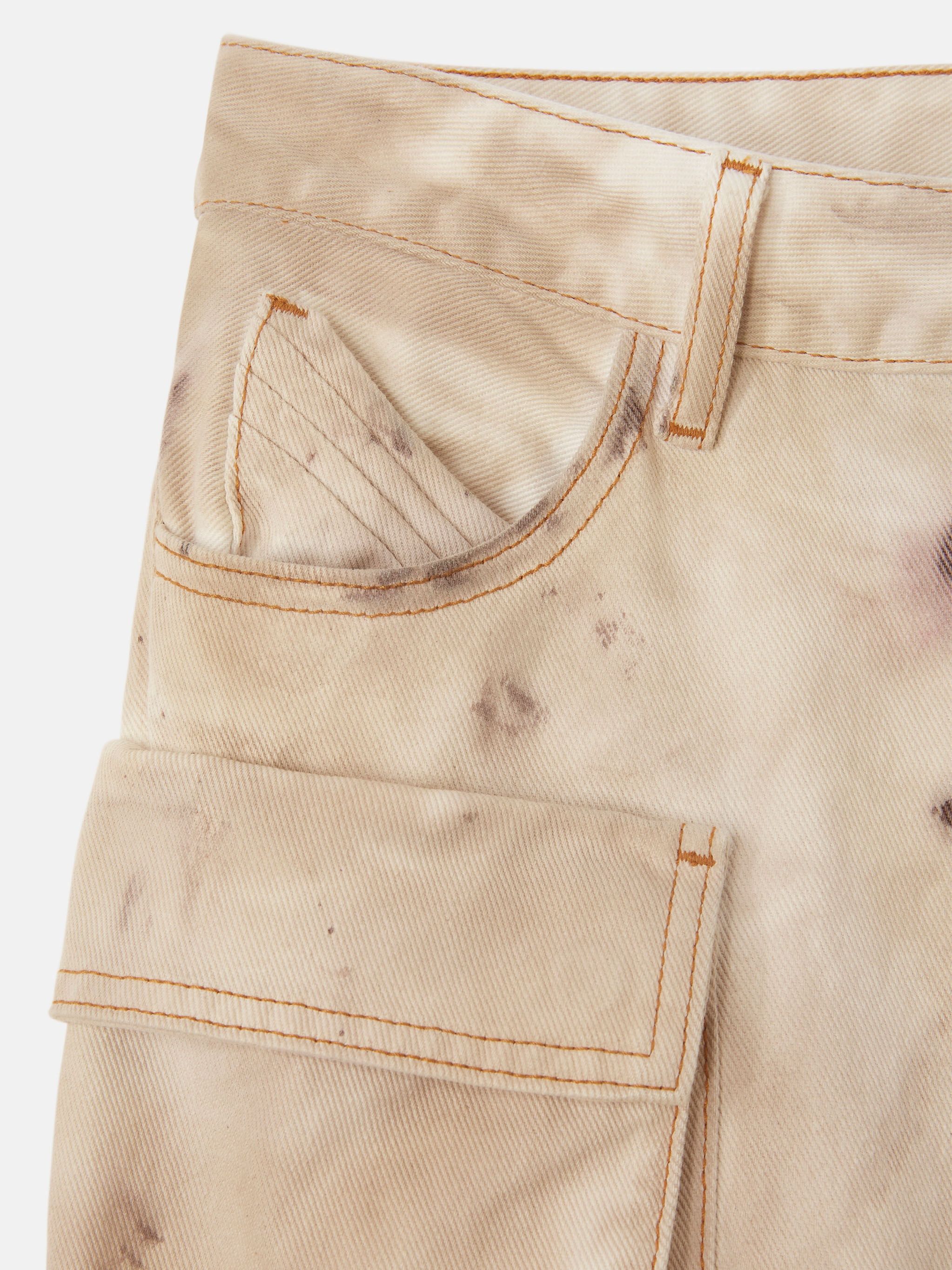The Attico o1mle0525 Essie Long Pant in Beige Size 26" / US 2 / IT 38 - 4 Thumbnail