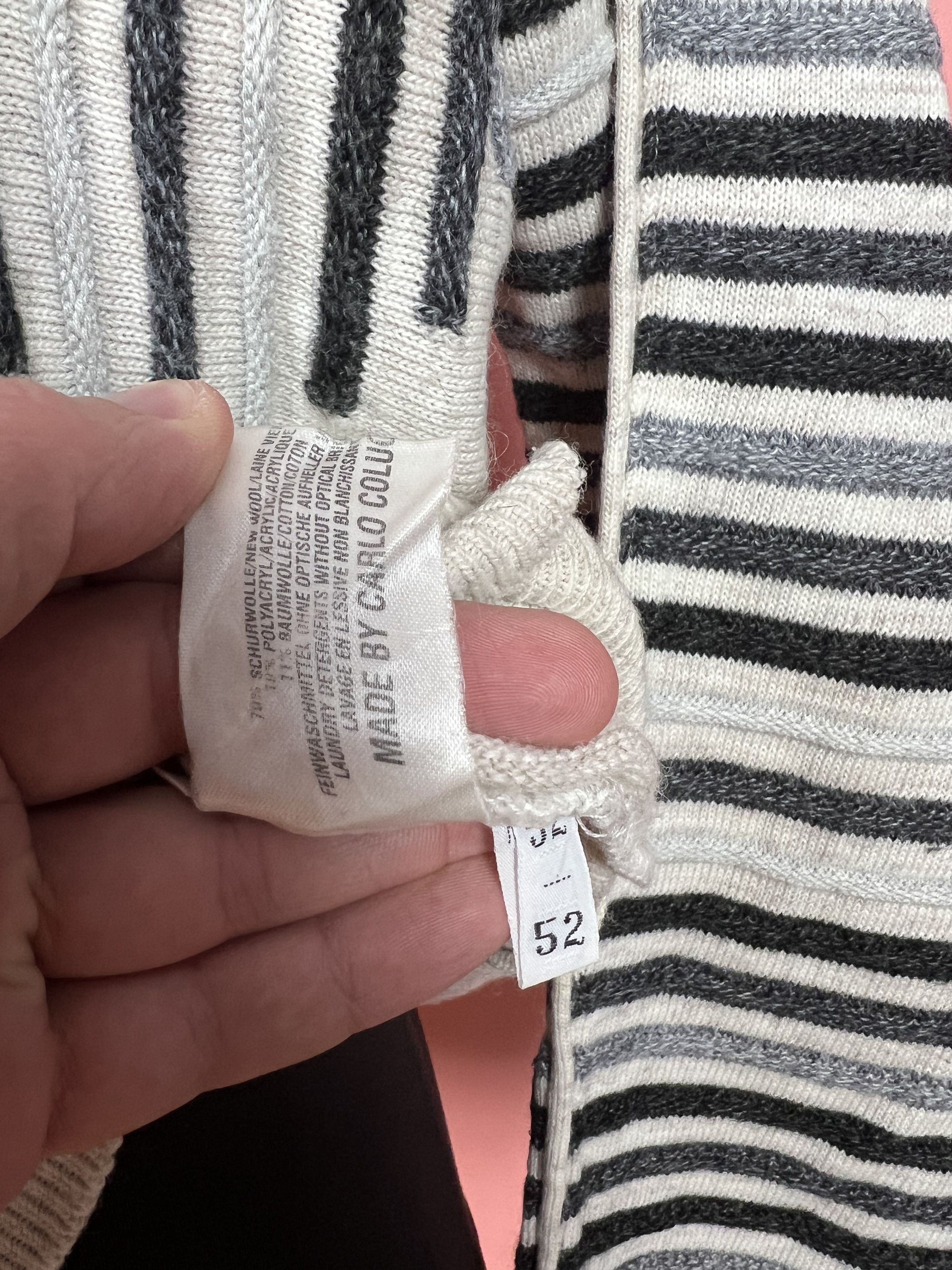 Carlo Colucci Carlo Colucci Vintage sweater knith streetwear Italy design Size US L / EU 52-54 / 3 - 2 Thumbnail