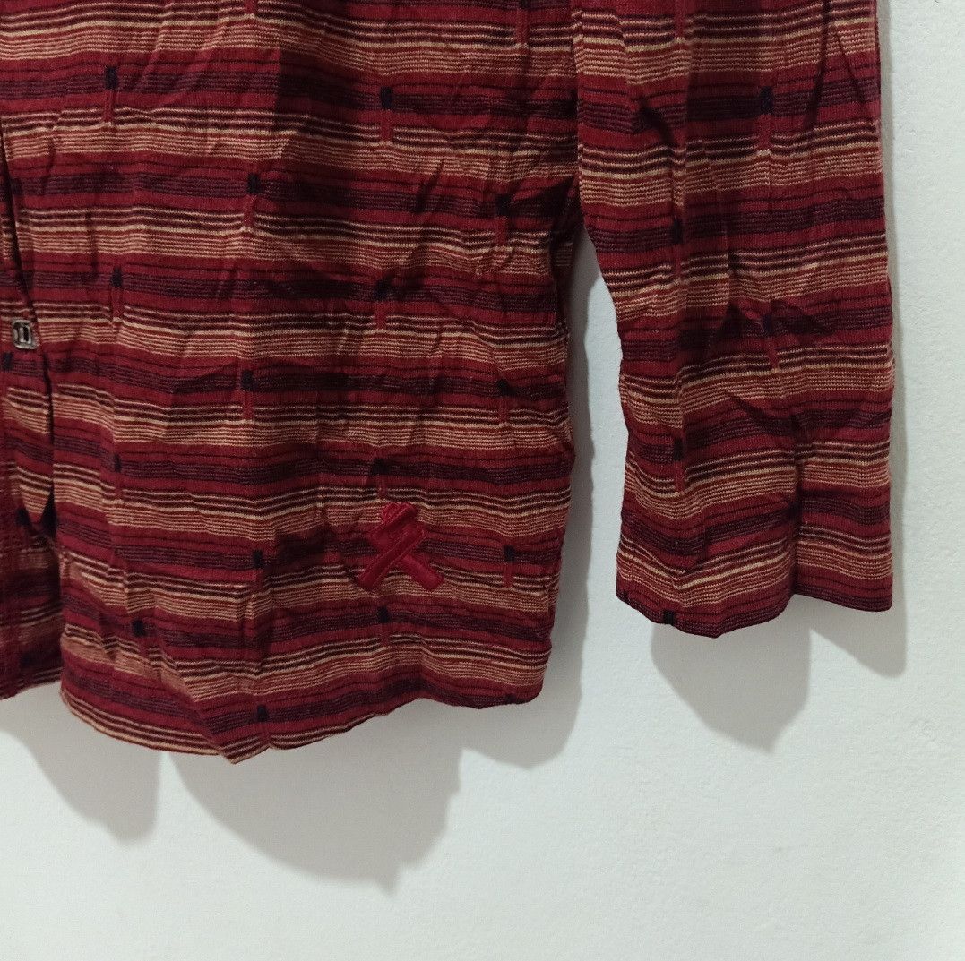 Lancel LANCEL Paris turtleneck striped tshirt Made in Japan Size US M / EU 48-50 / 2 - 9 Thumbnail