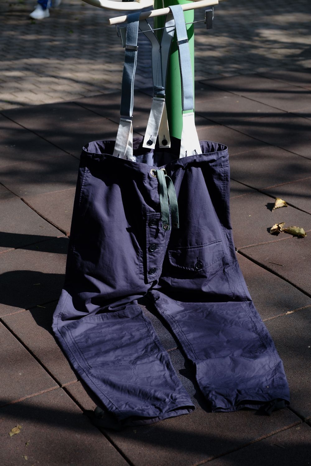 Vintage 1970s–80s British Royal Navy Ventile Windproof Trousers Size US 40 / EU 56 - 3 Thumbnail