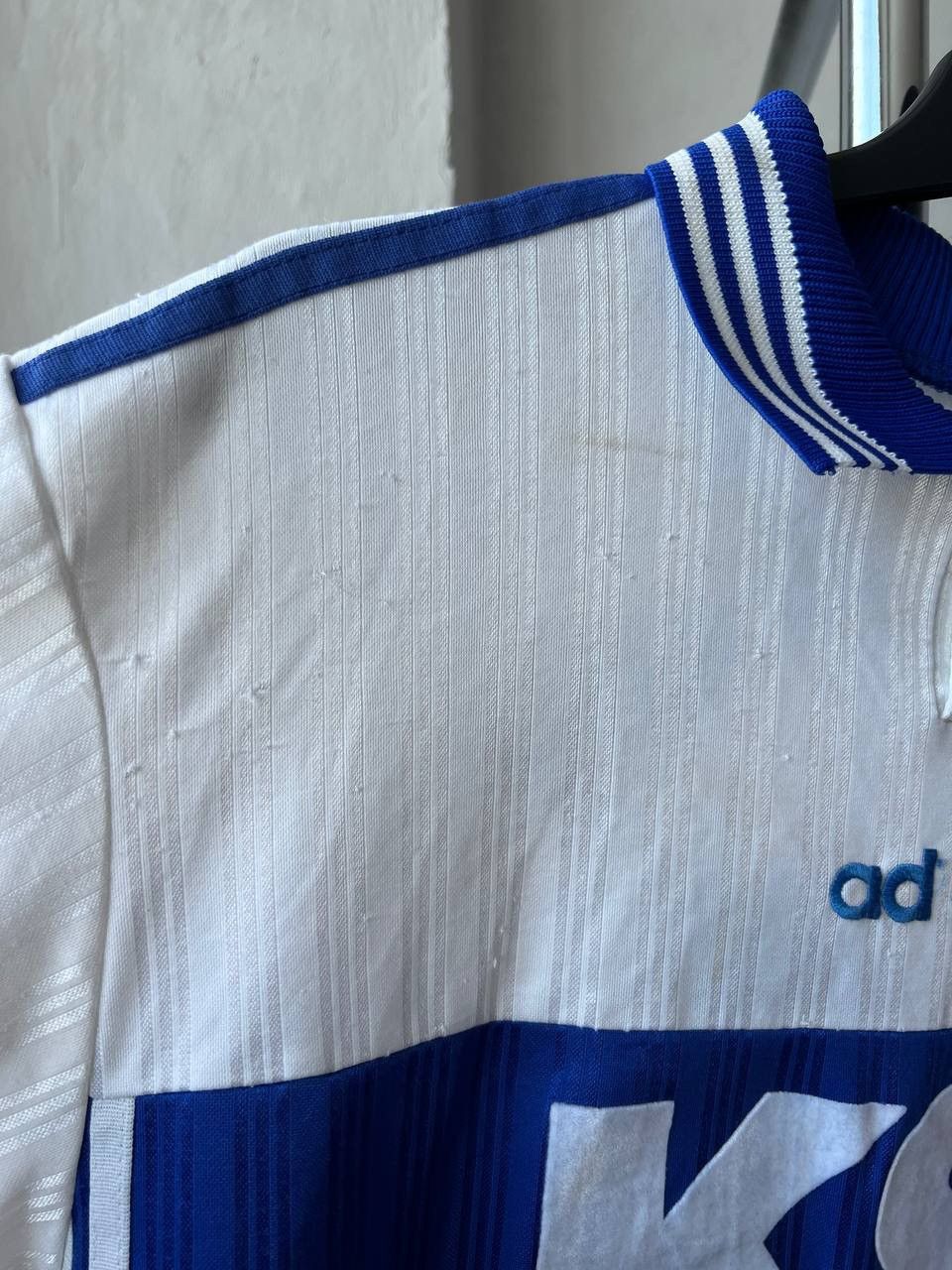 Adidas 1996/97 SKG BICKENBACH #14 AWAY SOCCER JERSEY FOOTBALL SHIRT Size US XL / EU 56 / 4 - 5 Thumbnail