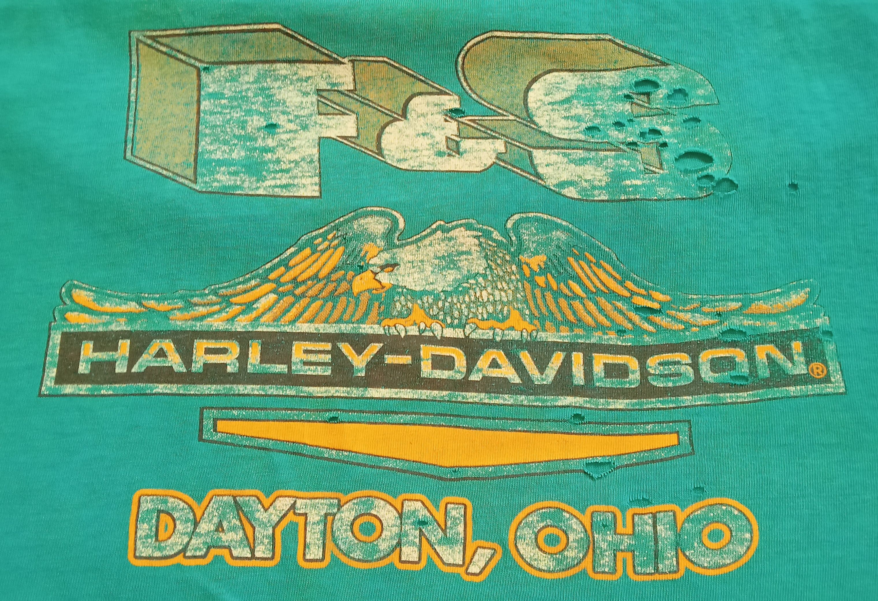 Harley Davidson Harley Davidson Ring Racing Distressed Vintage 1989 T Shirt Size US L / EU 52-54 / 3 - 9 Thumbnail