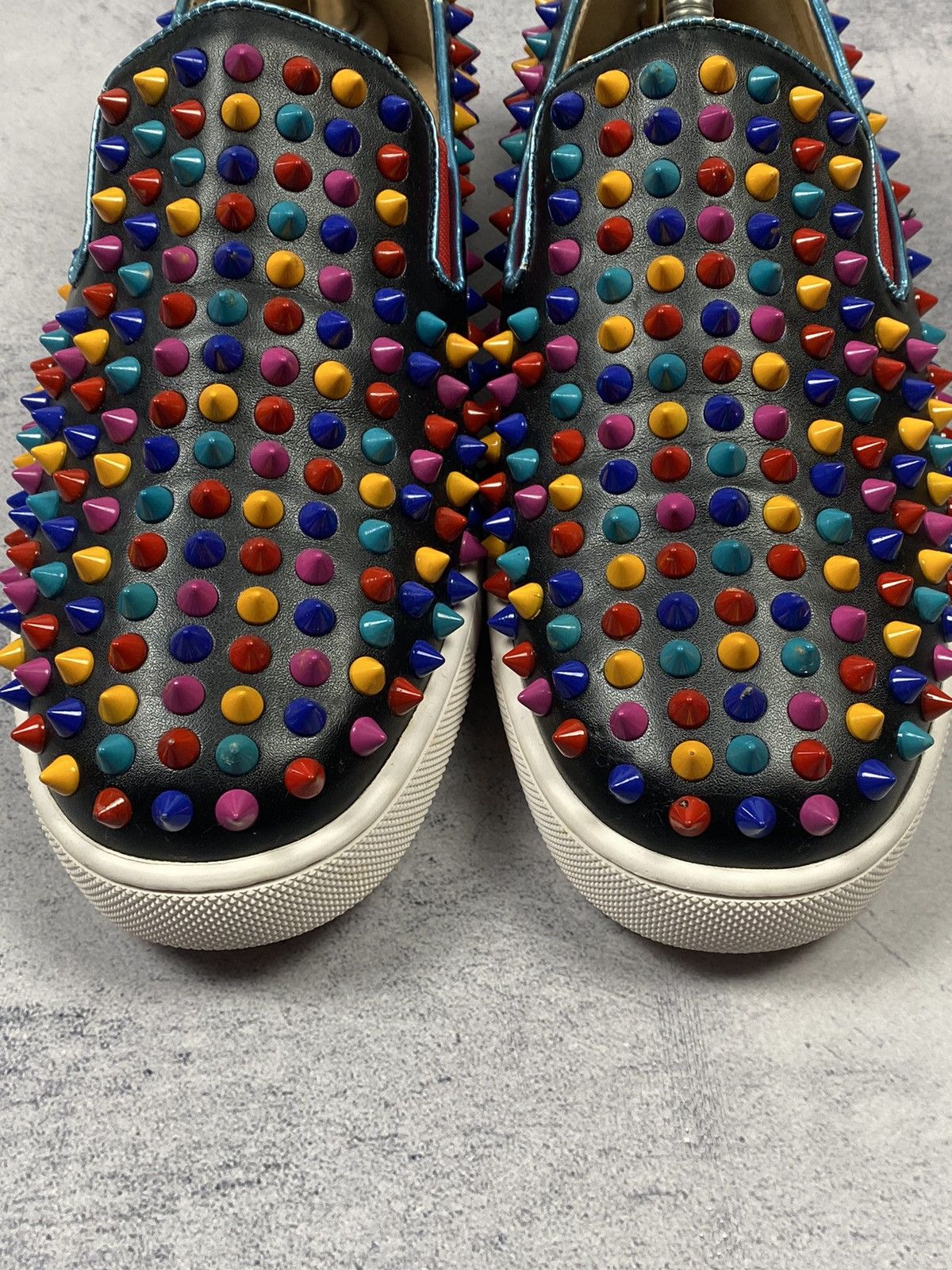 Christian Louboutin Christian Louboutin Mens Shoes Spikes Roller Boat Slipon Size US 6.5 / EU 39-40 - 9 Thumbnail