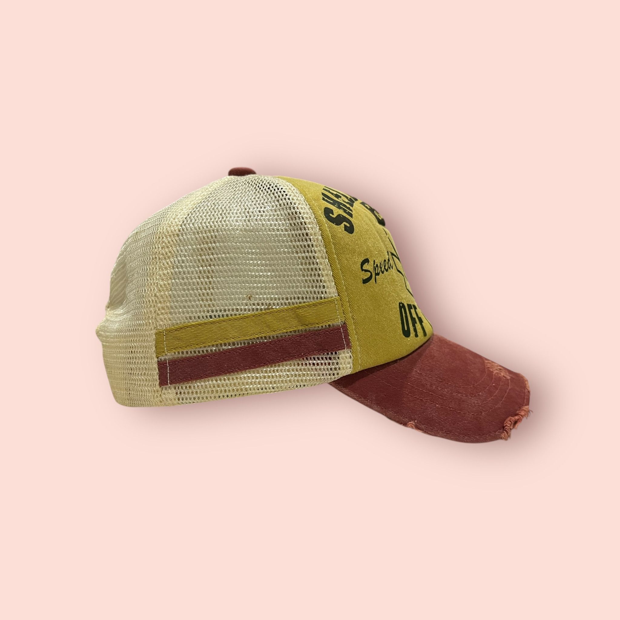 Japanese Brand × Vintage VINTAGE SPEED HIGHWAY FREAK DISTRESSED TRUCKER SNAPBACK Size ONE SIZE - 11 Thumbnail