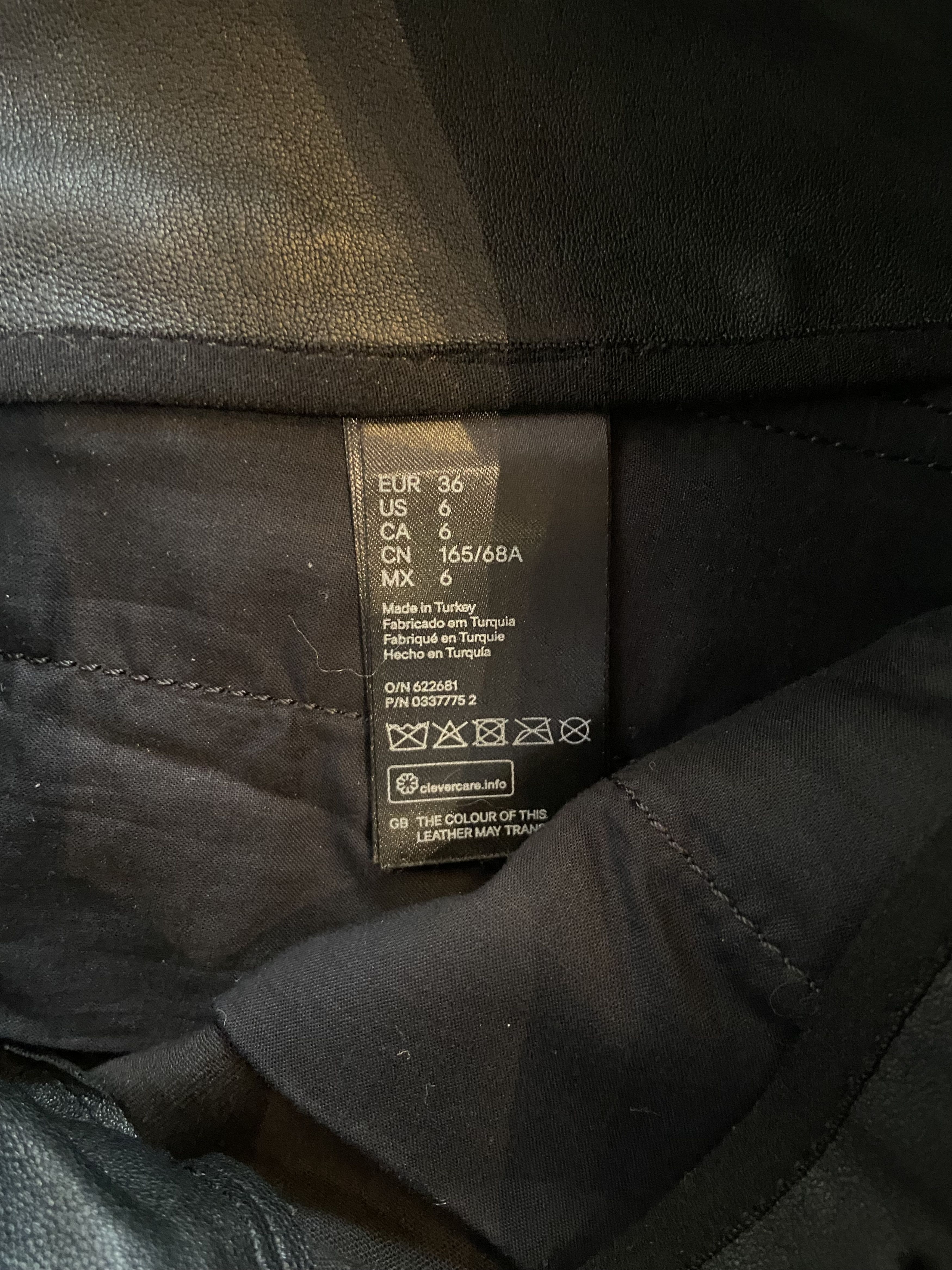 Balmain × H&M Balmain x HM lmb leather biker pants Size 25" / US 0 / IT 36 - 6 Thumbnail